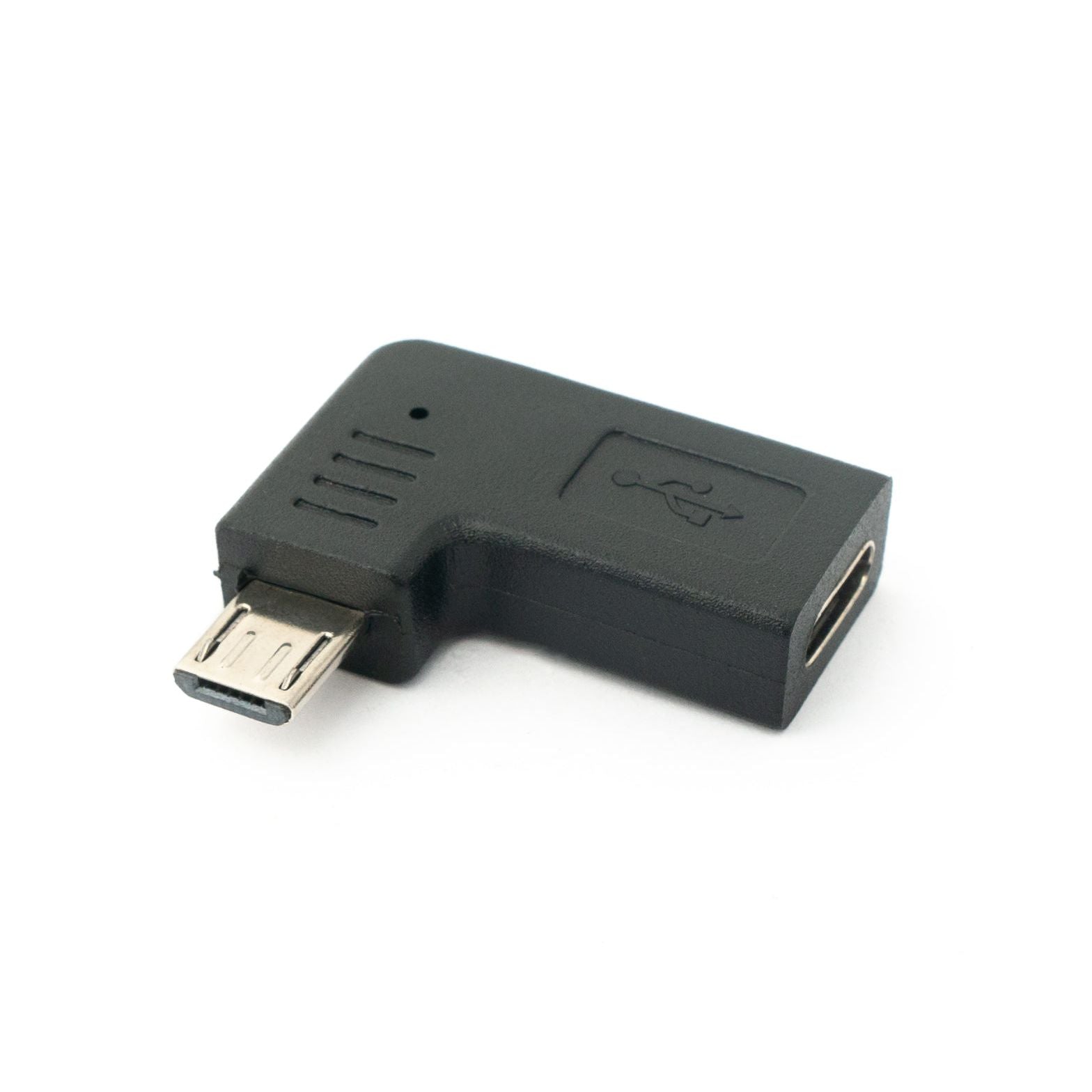 Systemhaus Zakaria USB C Buchse Zu Micro B Stecker Winkel Rechts Ladeadapter USB 3.1 Nur Laden