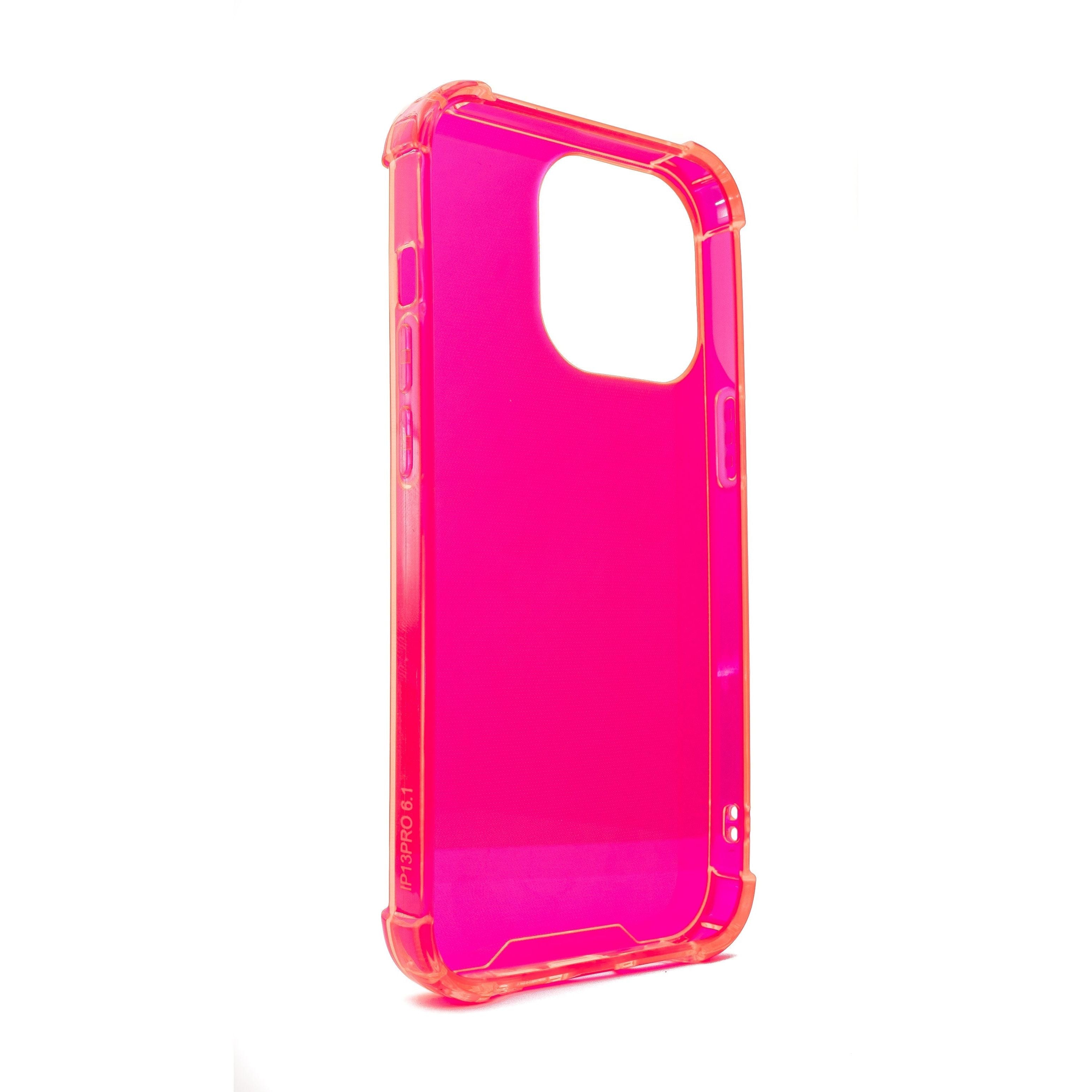 SYSTEM-S Silikon Schutzhülle Pink Transparent Für iPhone 13 Pro - Schlanke Optik Und Zuverlässiger Schutz