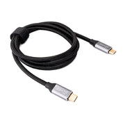 USB C Kabel 100W Gen 2 Geflochten 100 cm Typ C Stecker Schwarz Schnelles Laden Hochwertig