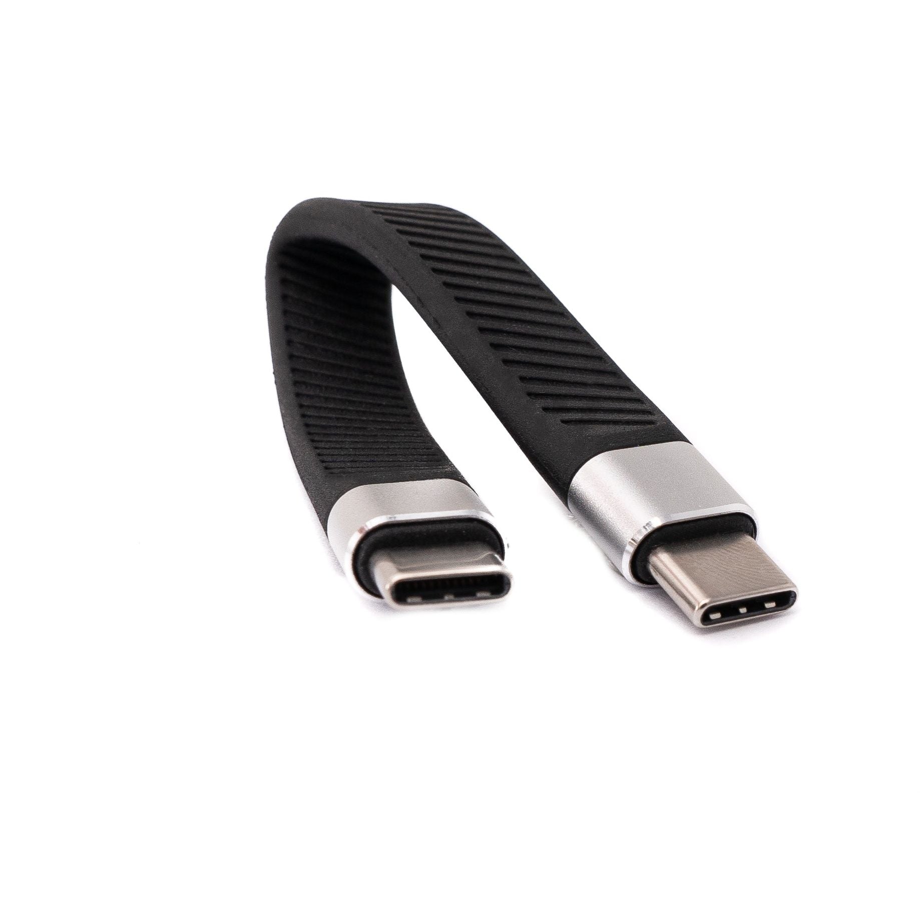 USB-C Kabel 100W Gen 2 Flach Von USB-C Zu USB-C Für Schnelles Laden Und Datenübertragung