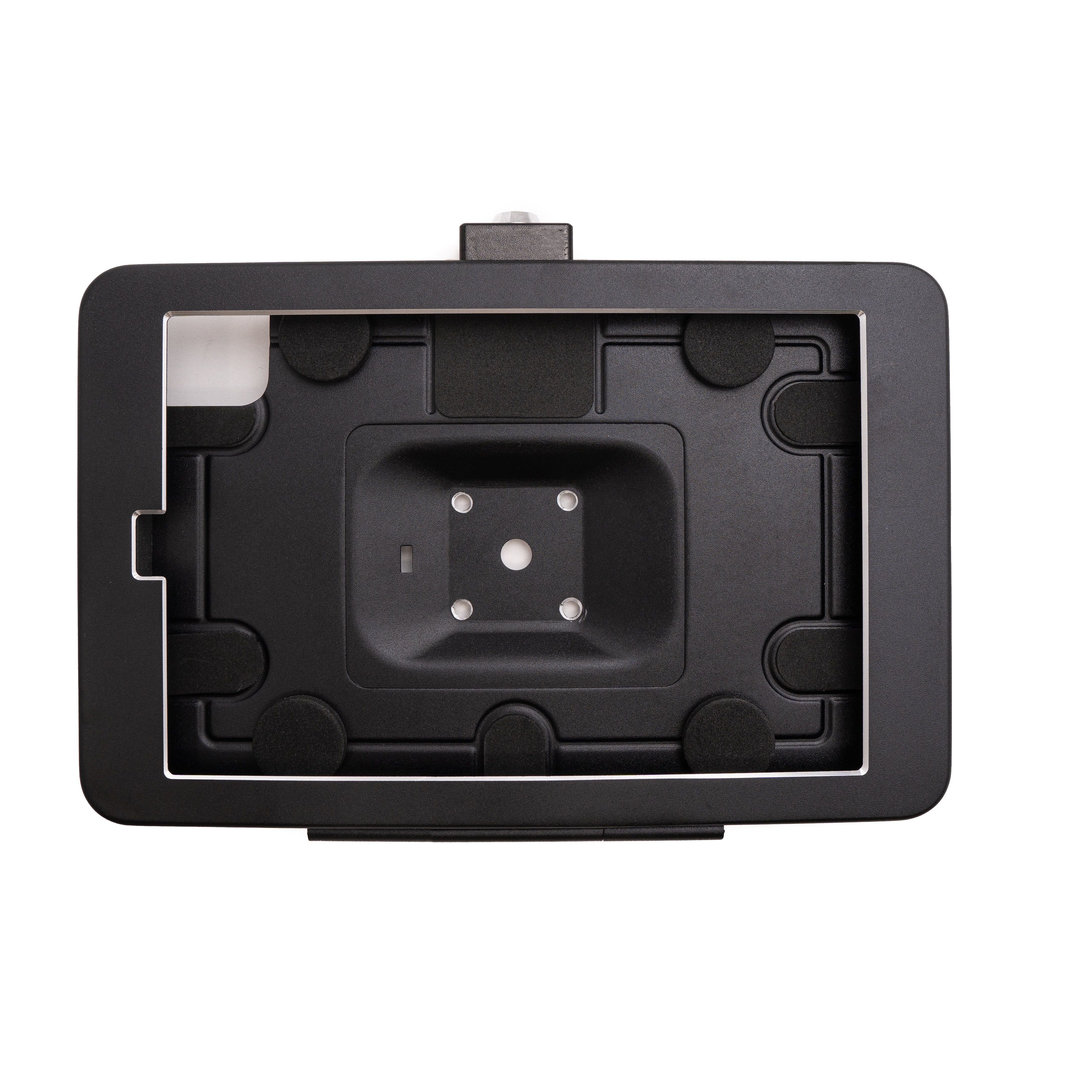 SYSTEM-S Wandhalterung abschließbar für iPad Mini 6 (2021 A2567 A2568 A2569) in Schwarz