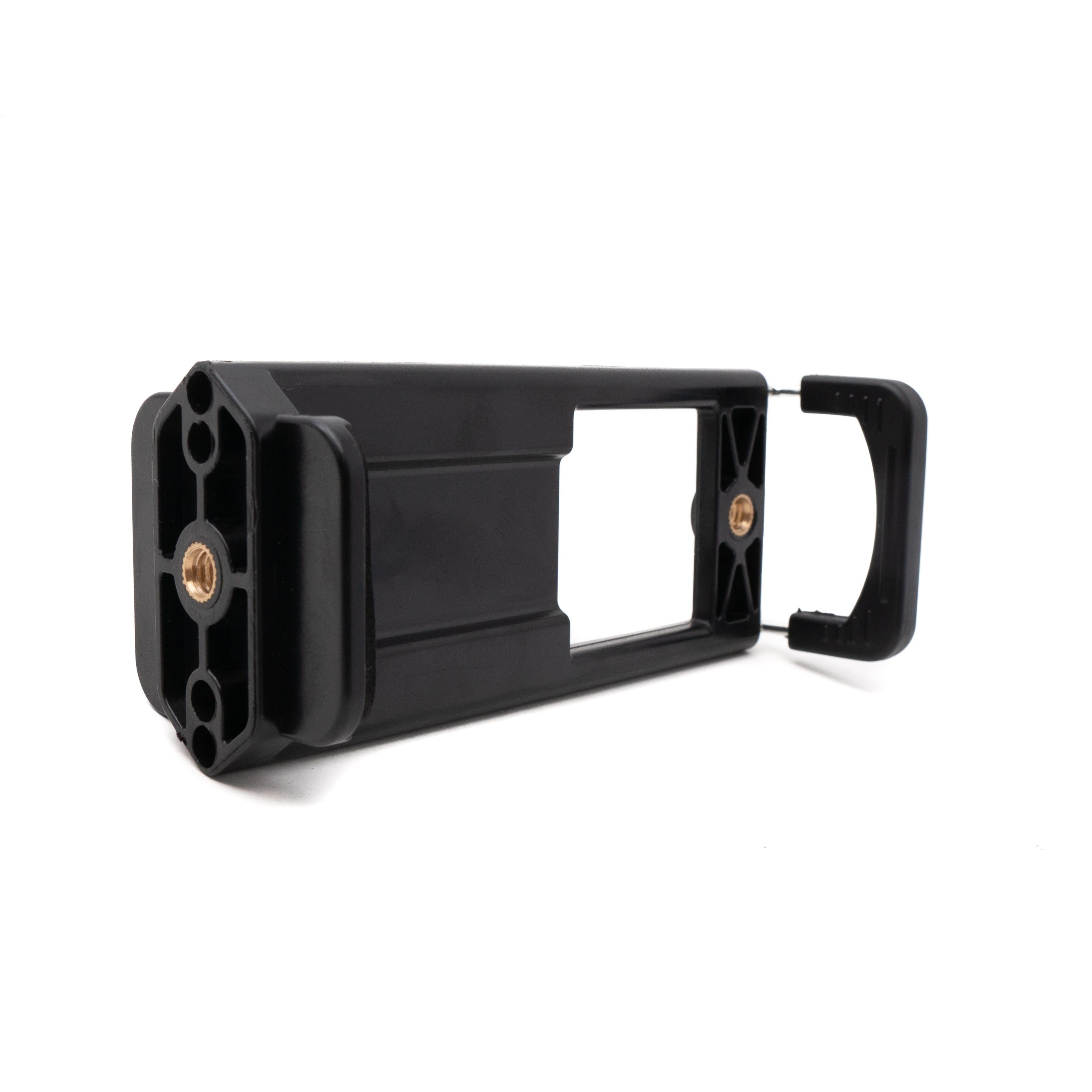 SYSTEM-S Smartphone Tablet Halterung Befestigung in Schwarz für Kamera Stativ Stick