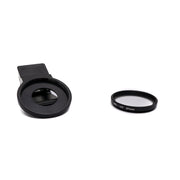 UV Filter 37 mm Zweifach Beschichtet Slim Clip Linse Für Smartphones Schwarz Kompakt