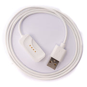 USB 2.0 Ladekabel 100 cm für Oppo Watch 4 3 2 1 Pro SE und OnePlus Watch 2 Smartwatch Weiß