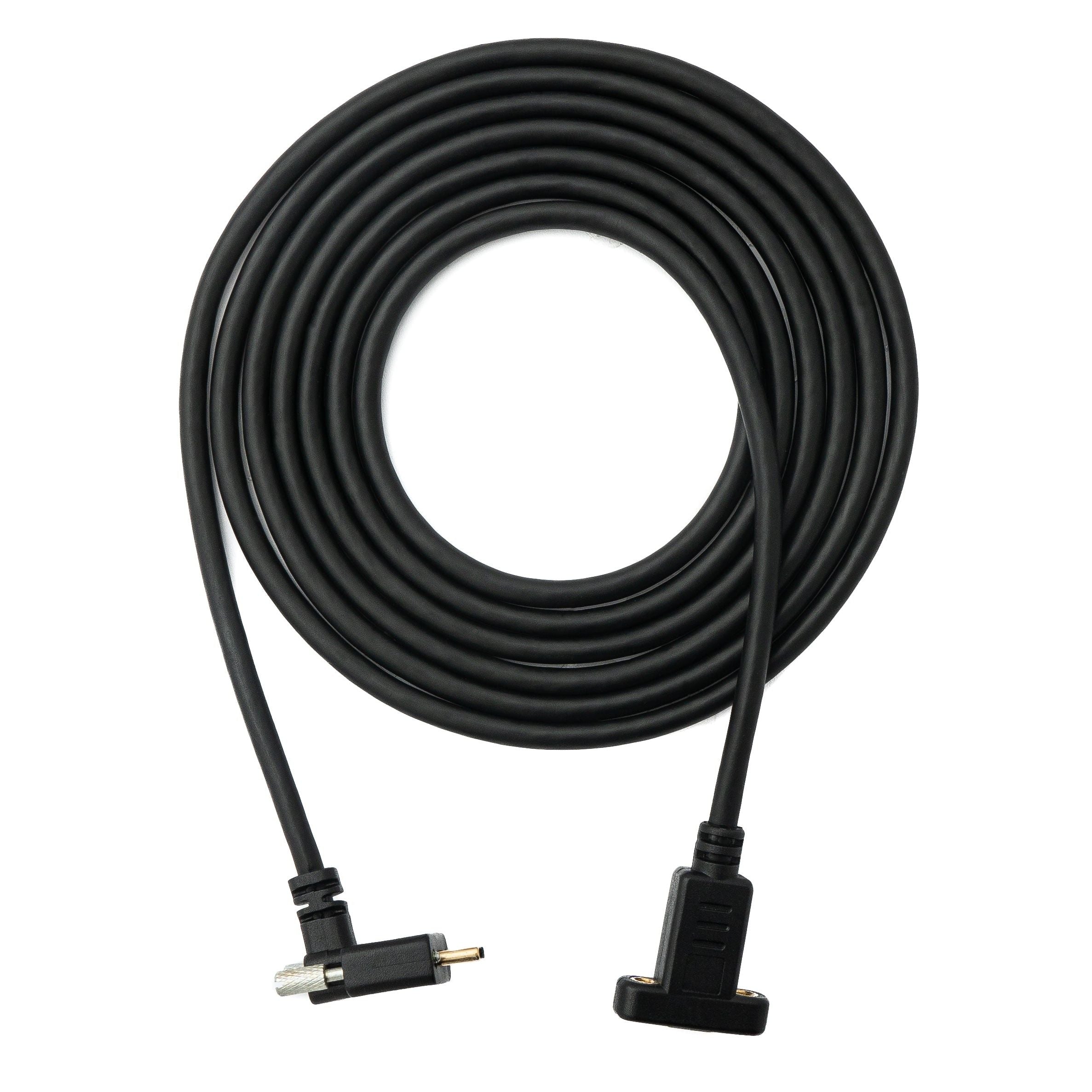 USB C Kabel 3.1 Gen 2 100W 2 m Schraubwinkel Typ C Stecker Buchse Schwarz Hochwertige Ladeleistung