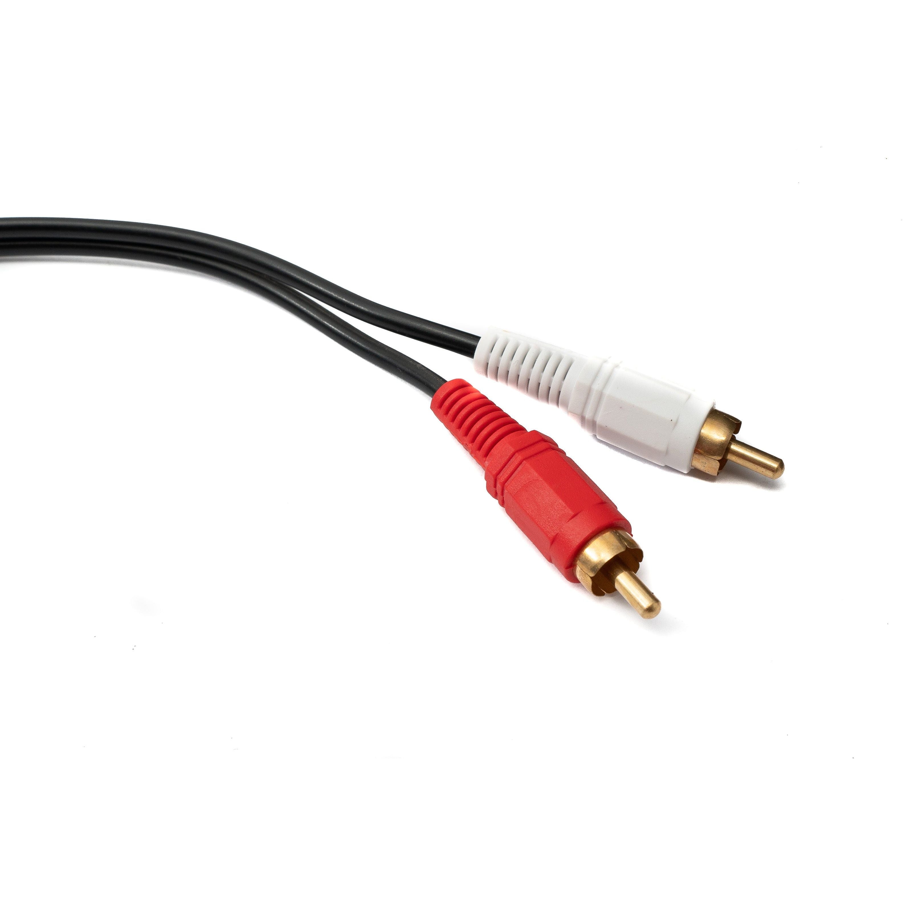 Cinch Kabel 2 RCA 10 m Schwarz Stereo AV Kabel Hochwertig Für Heimkino Und HiFi Anlagen