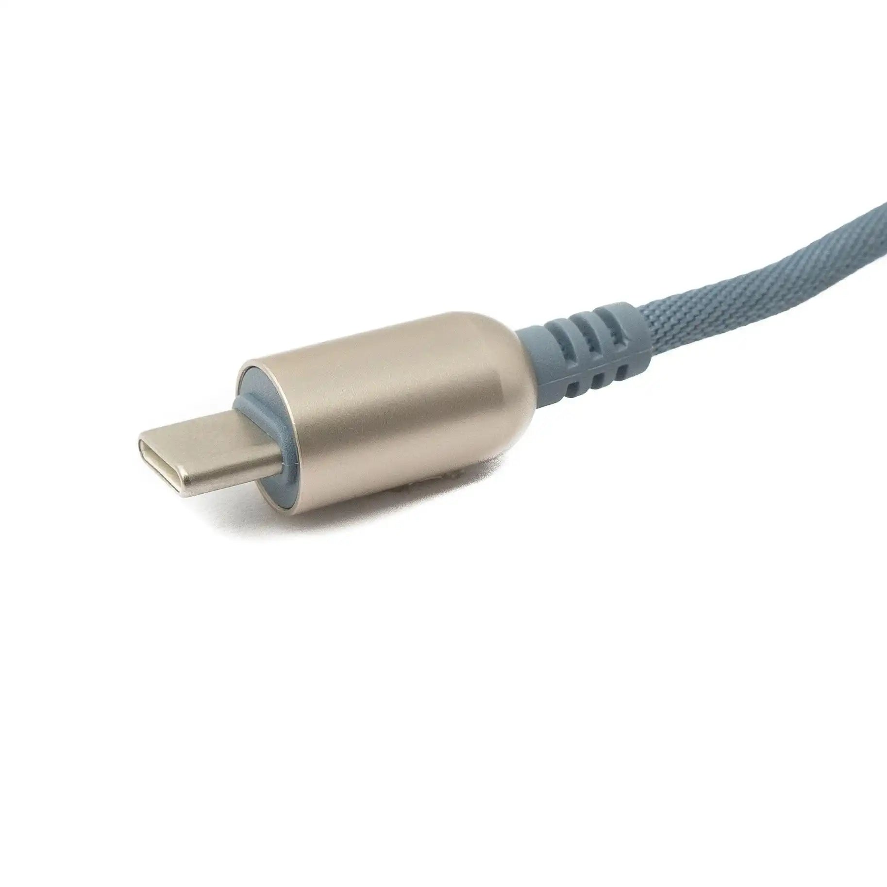 USB 3.1 Kabel Typ C auf USB A Geflochten Winkel Grau 100 cm Bis 5 Gbit pro Sekunde