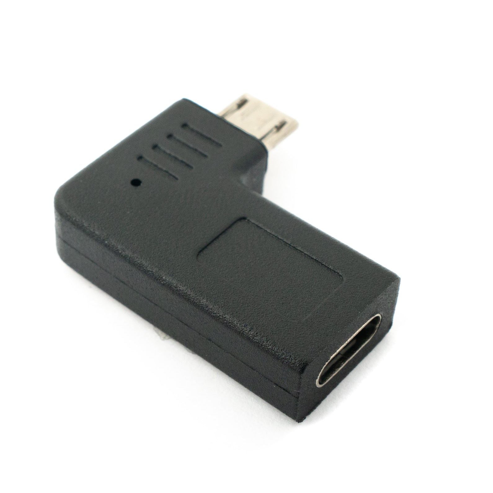 USB 3.1 Adapter Typ C Buchse Zu Micro B Stecker Winkel Links Nur Ladefunktion Keine Datenübertragung