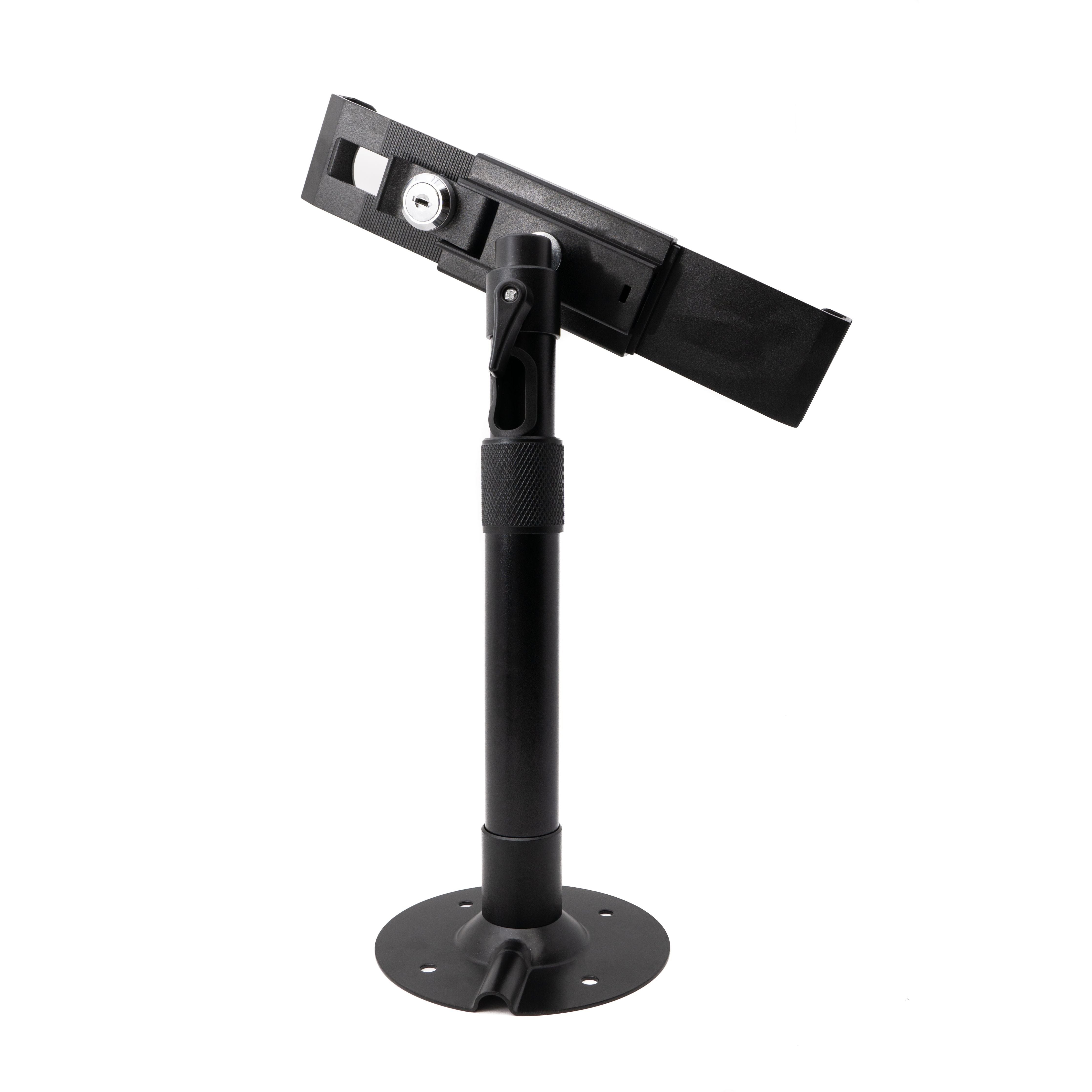 SYSTEM-S Tischständer 360° Halterung abschließbar für Tablets von 8.0" bis 11.0" Schwarz