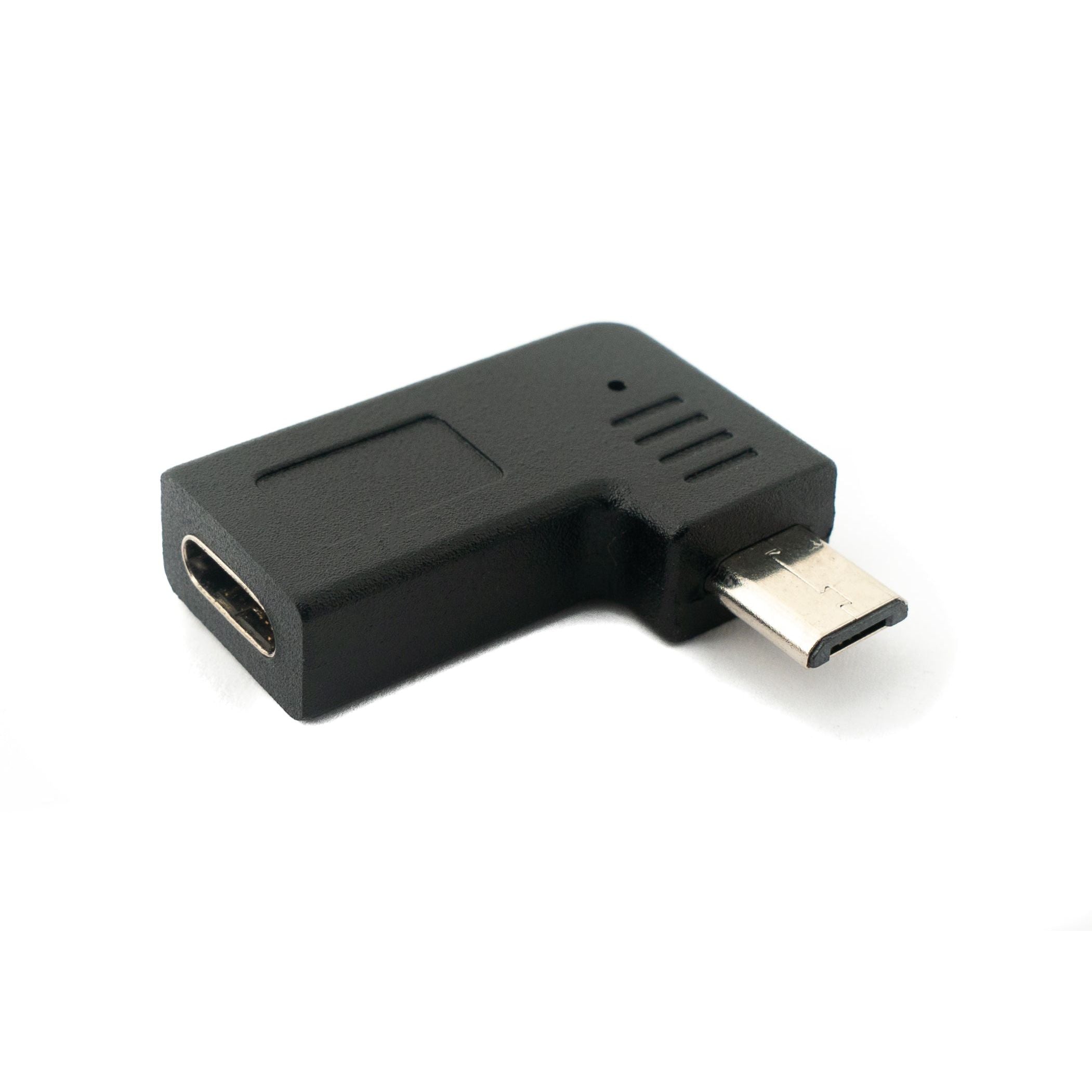 Systemhaus Zakaria USB C Buchse Zu Micro B Stecker Winkel Rechts Ladeadapter USB 3.1 Nur Laden