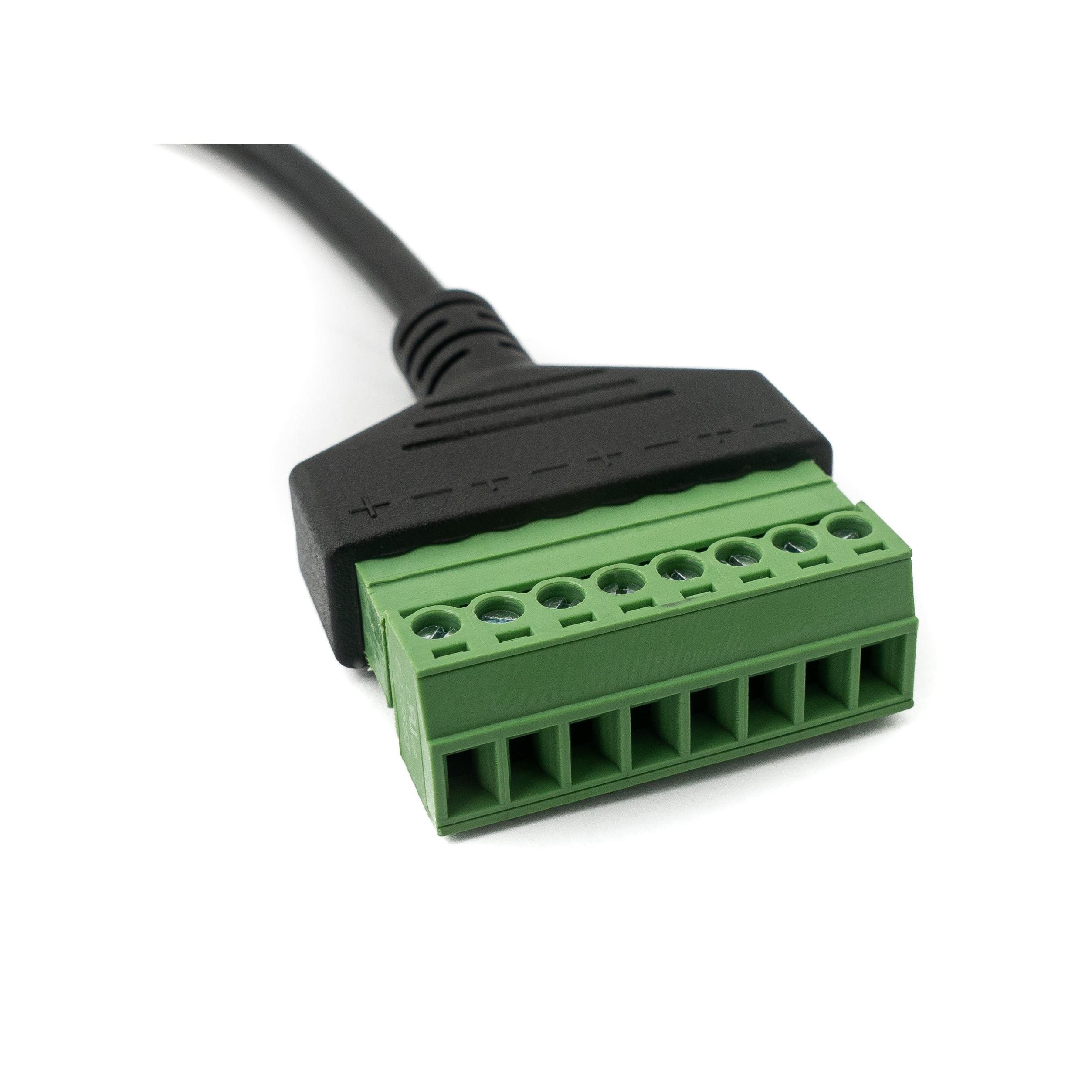 LAN Kabel 30 Cm RJ45 Buchse Zu 5 Poliger Leiterplattenstecker Schwarz Ideal Für Terminals