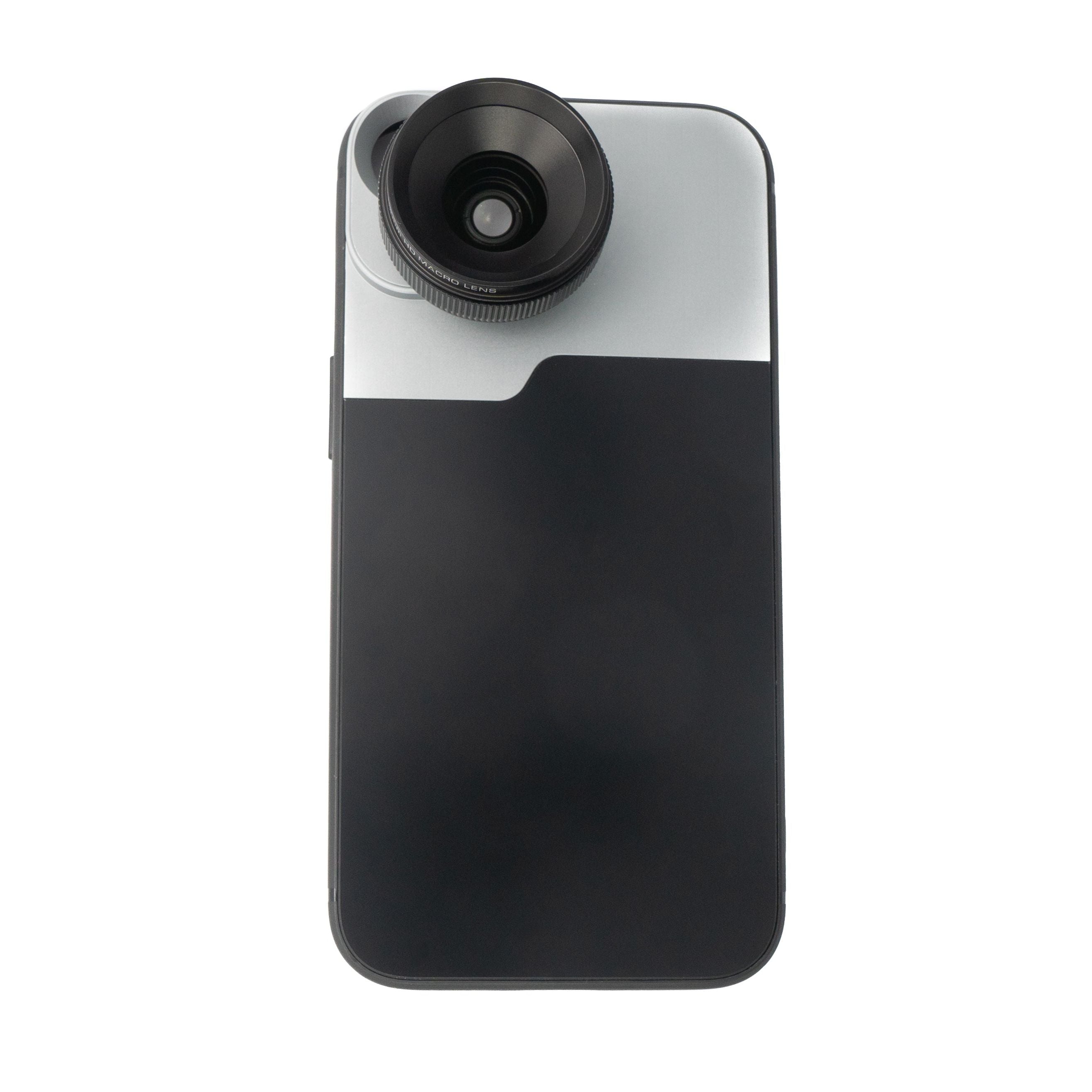 Makro Linse 1.1x Bis 2.8x Verstellbarer Filter Mit Hülle Schwarz Für iPhone 13 Fotografie