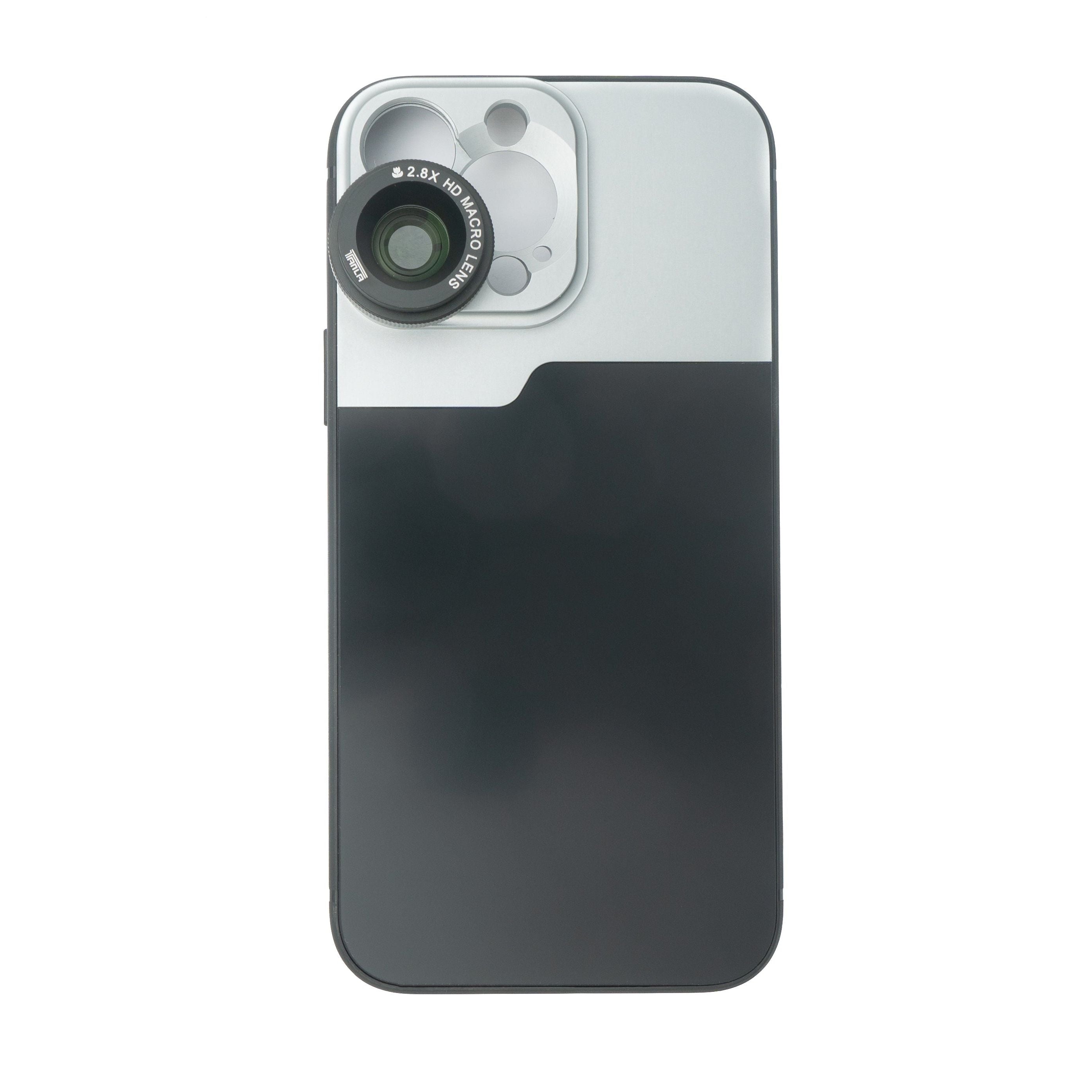 Makro Linse 2.8x HD Für iPhone 13 Pro Max Mit Hülle Schwarz Exakte Makroaufnahmen