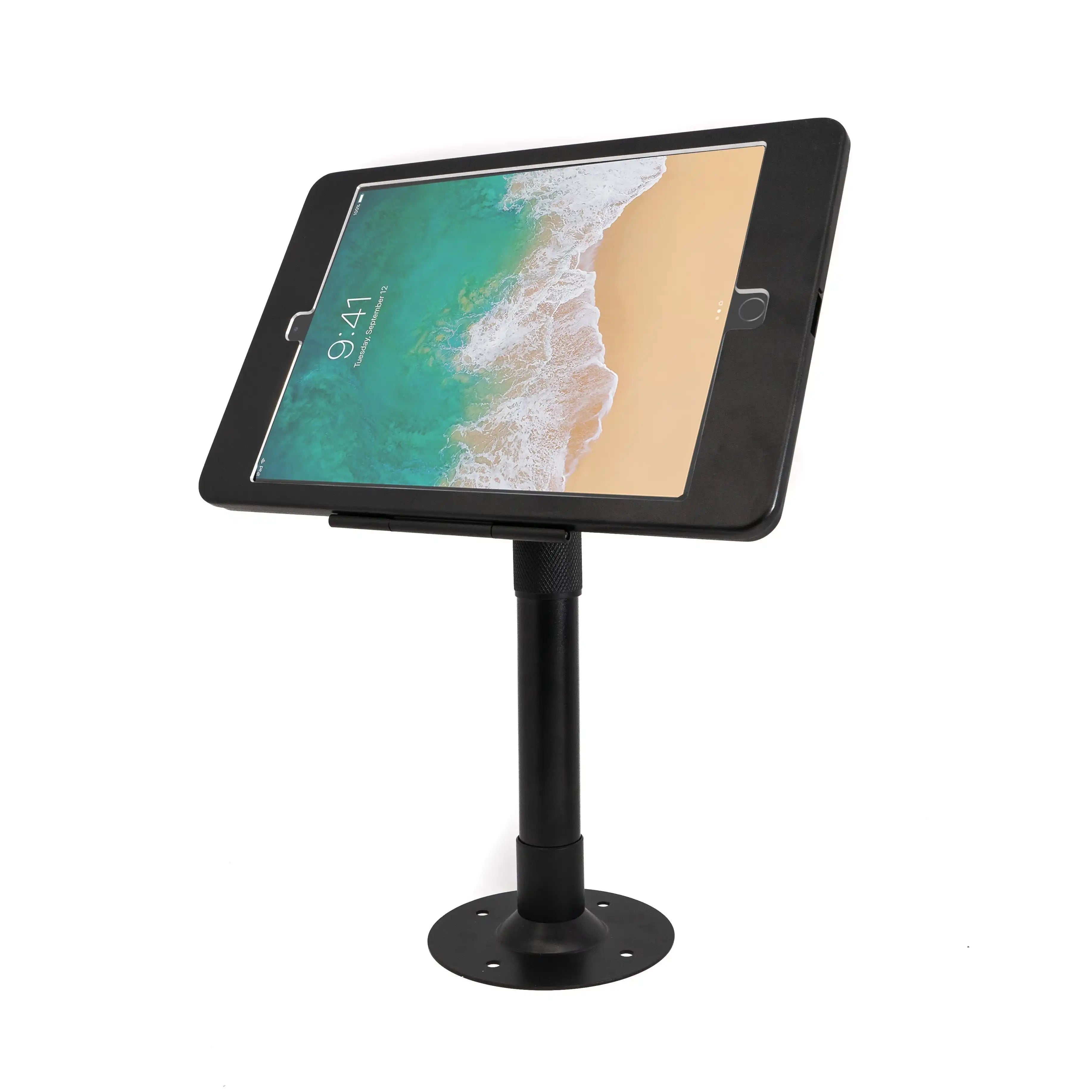 SYSTEM-S Tischständer 360° Halterung abschließbar für iPad Pro 11,0" (2018) in Schwarz