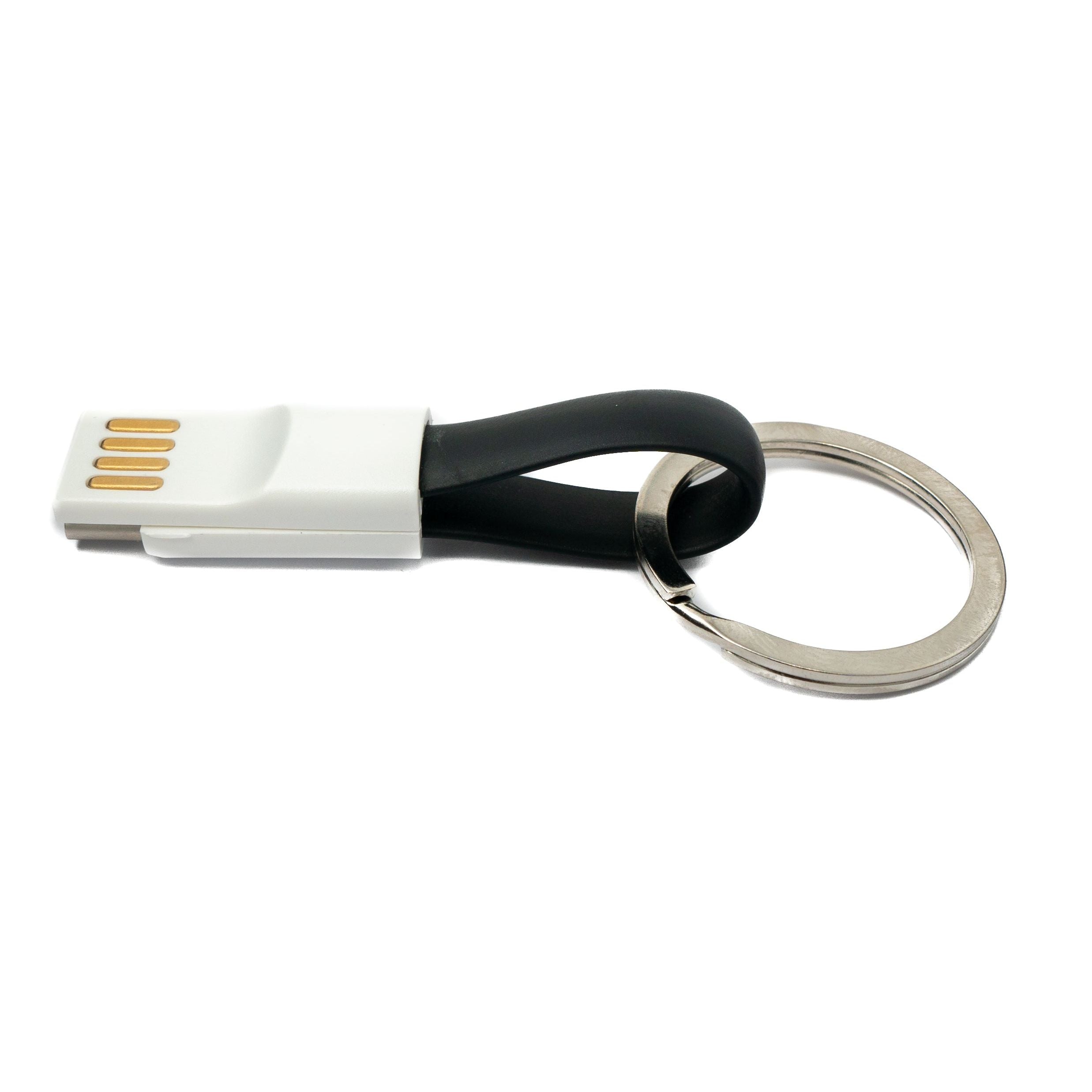 Systemhaus Zakaria USB C Auf USB A Schlüsselanhänger Kabel 10 cm Schwarz USB 3.1 Kompakt