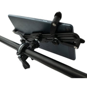 SYSTEM-S Halterung Halter für Laufband Fahrrad Heimtrainer Bike Lenker für Tablet PC