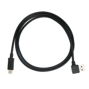 USB 3.1 Kabel Typ C zu Typ A Linker Winkel 1 m Schwarz Superspeed 5 Gbit/s Hochwertiges Kabel