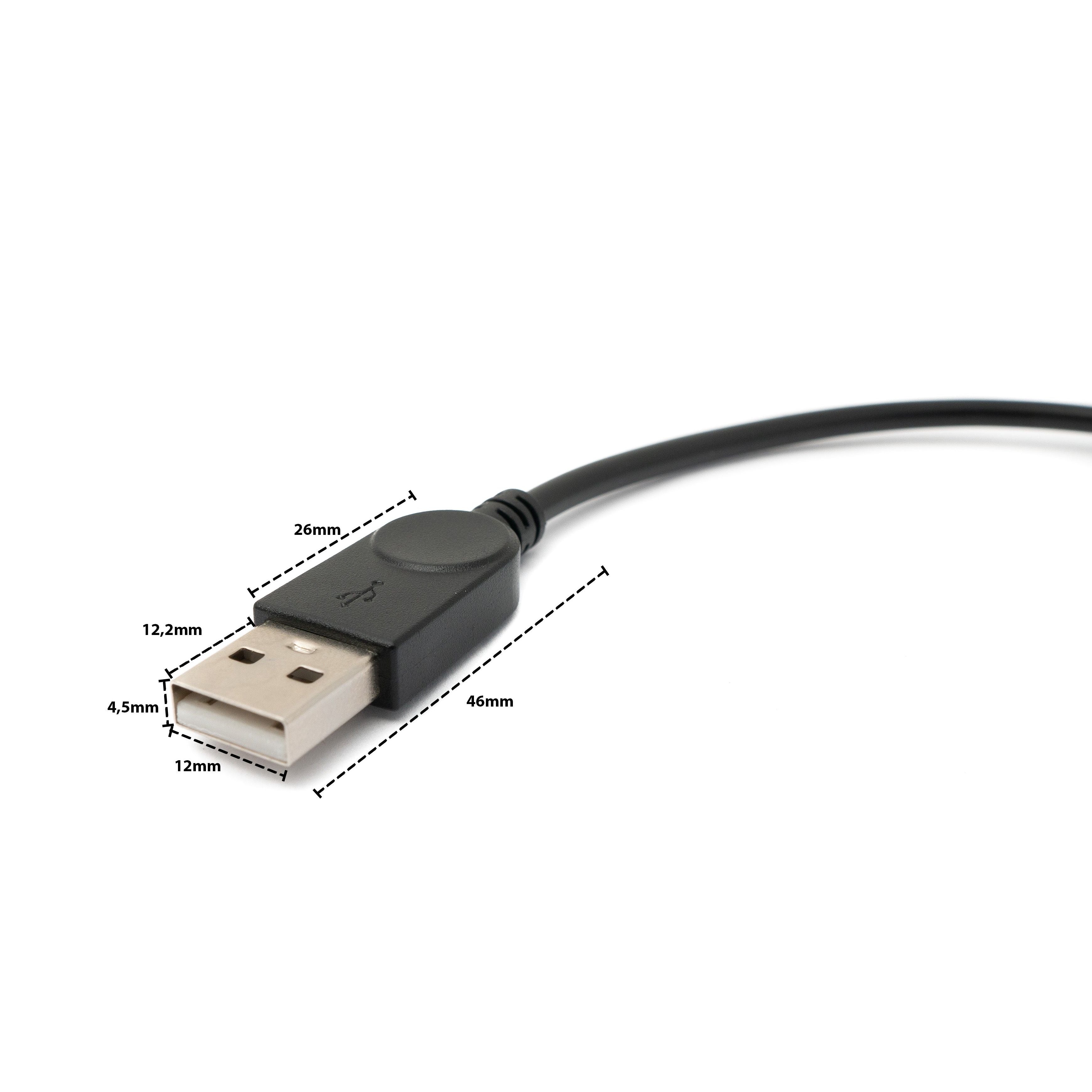 System S USB 3.1 U Turn Winkelkabel Typ C Zu Typ A 30 cm Platzsparend Flexibel Vielseitig