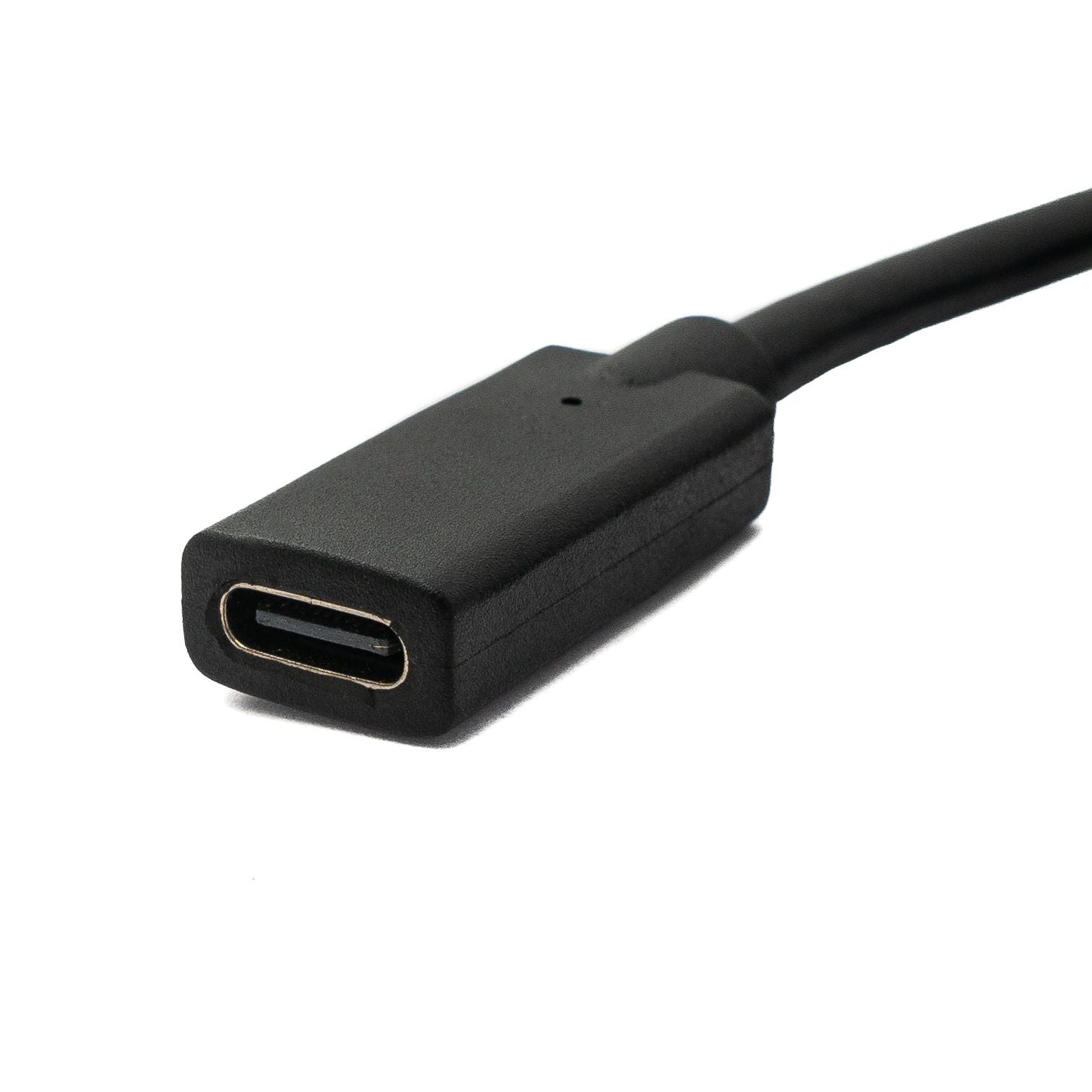 USB 3.1 Gen 2 100W Kabel Typ C Stecker Zu Buchse Winkel 100 cm Hochwertige Schraubverbindung
