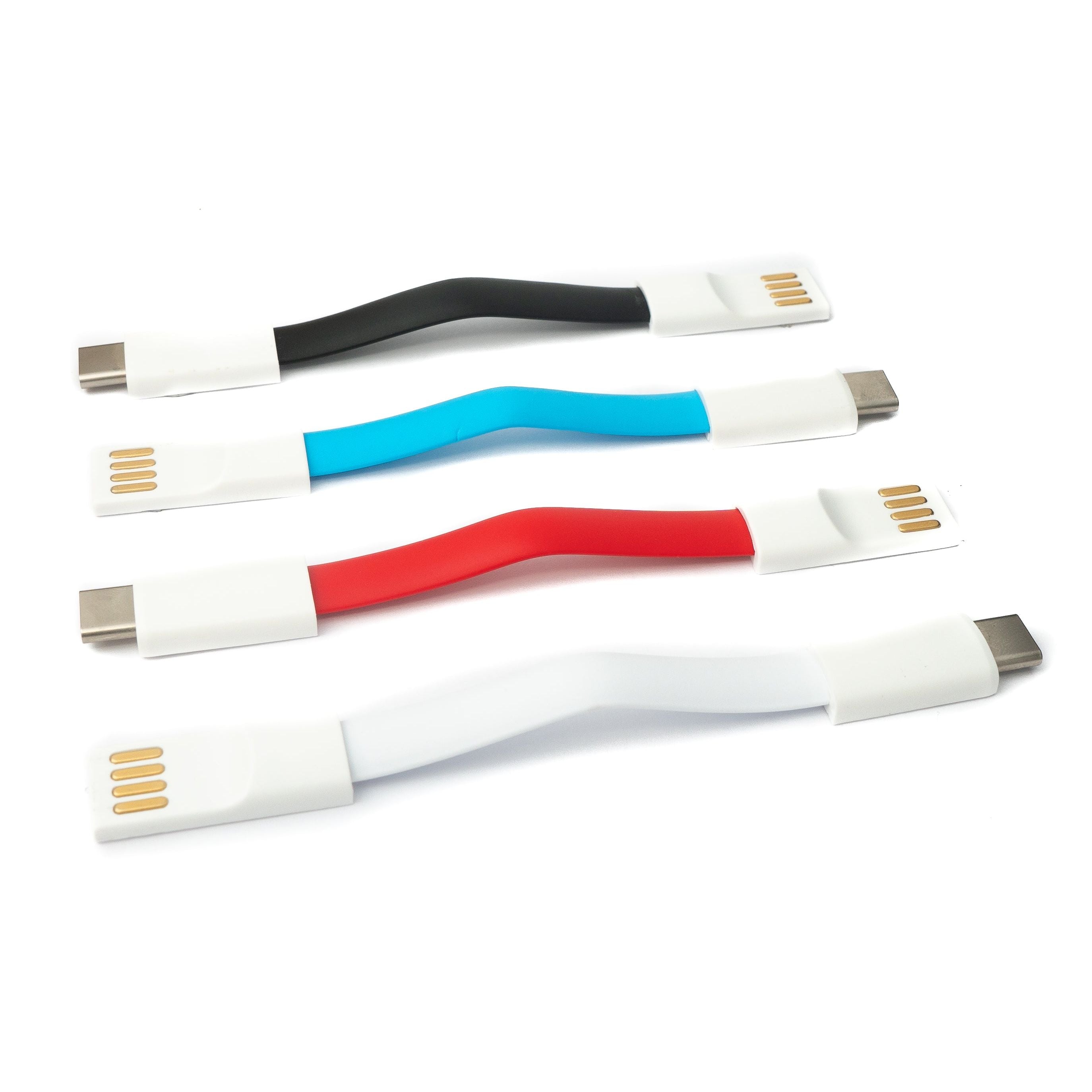 System S USB 3.1 Typ C Auf USB 2.0 Typ A Schlüsselanhänger Kabel 10 cm Weiß Praktisch Kompakt