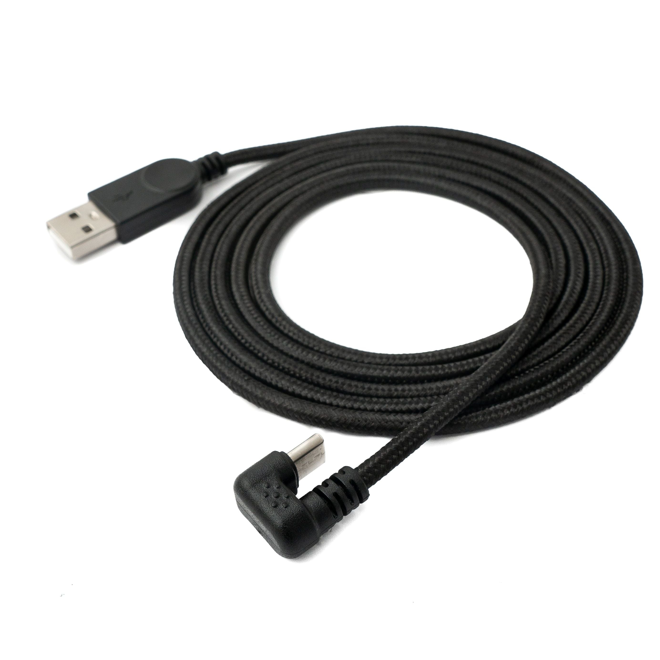USB 3.1 Kabel Typ C Zu USB A 1,5 m Geflochten 180 Grad Winkel Schwarz Ideal Für Daten Und Laden
