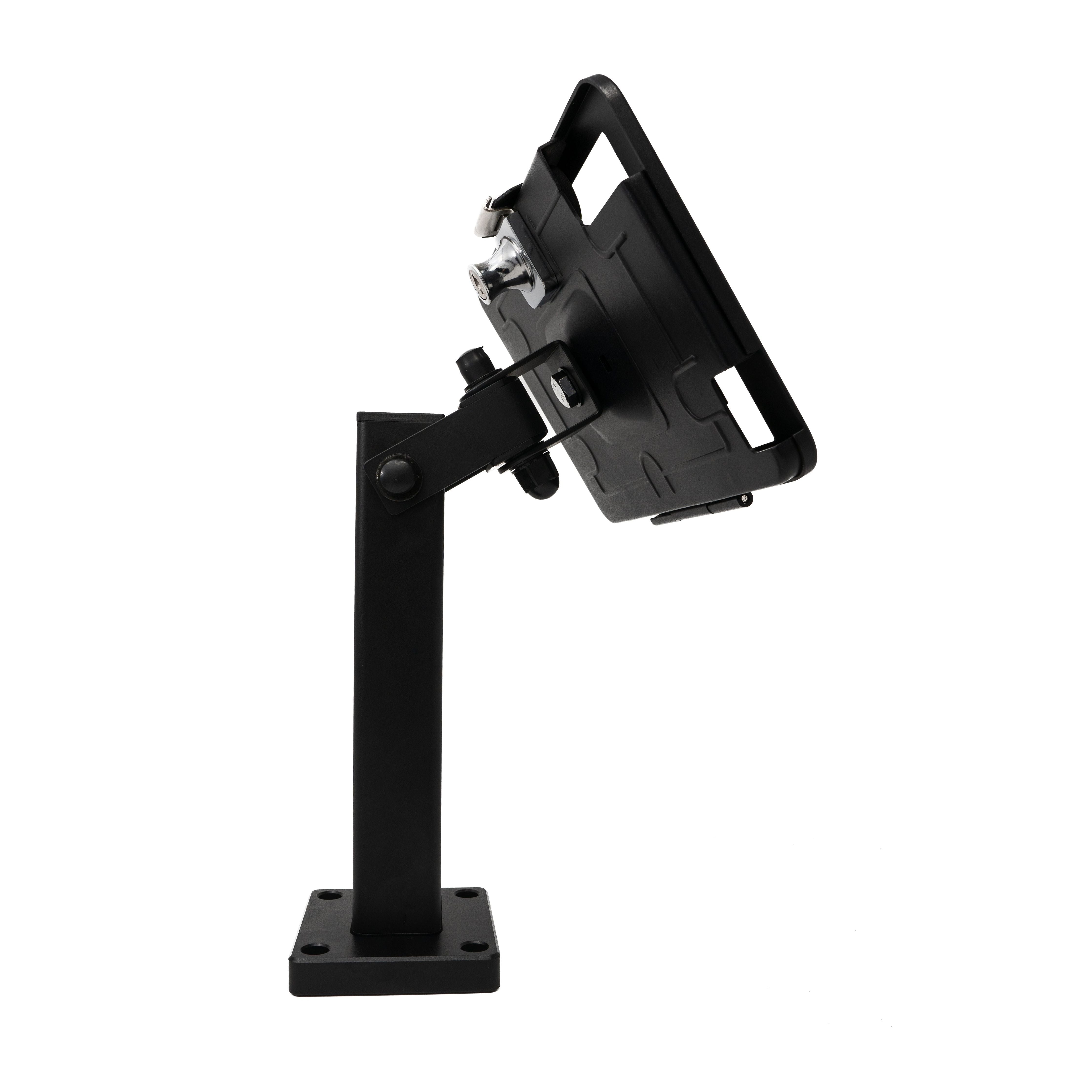SYSTEM-S Wandhalterung 360° Tischständer abschließbar für iPad Mini 6 (2021) in Schwarz