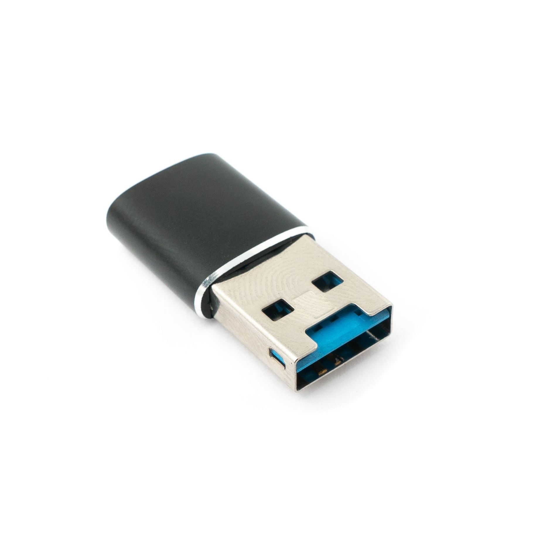 SYSTEM-S SD Karte Adapter Micro zu USB 3.0 Typ A Buchse Kabel Memory Card Reader Schwarz