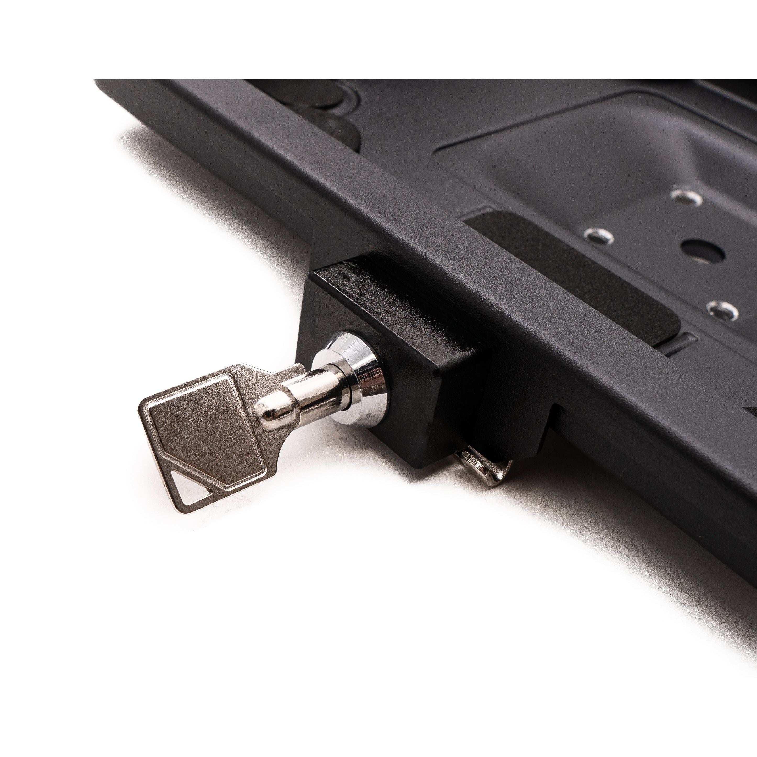 SYSTEM-S Wandhalterung abschließbar für iPad Mini 6 (2021 A2567 A2568 A2569) in Schwarz