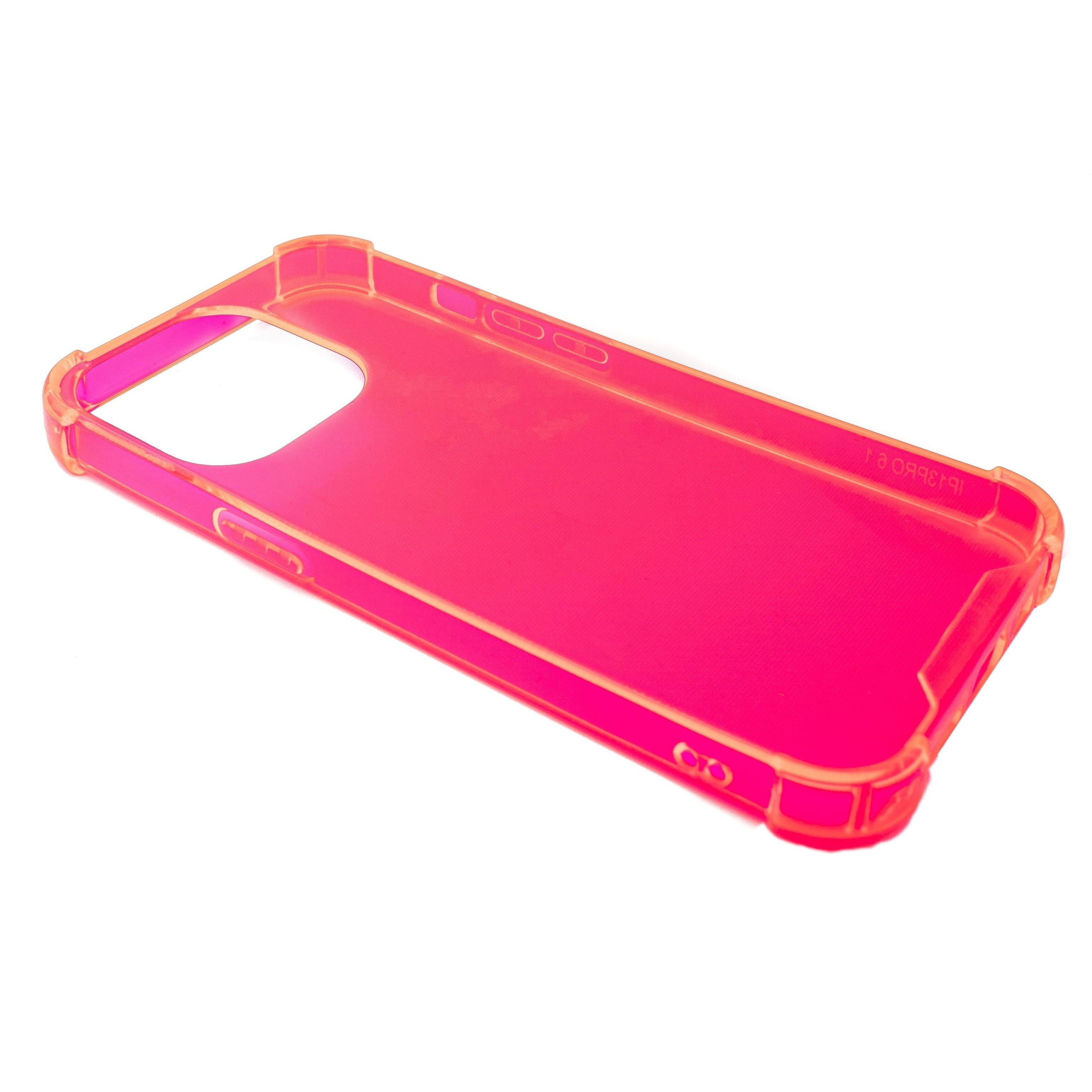 SYSTEM-S Silikon Schutzhülle Pink Transparent Für iPhone 13 Pro - Schlanke Optik Und Zuverlässiger Schutz