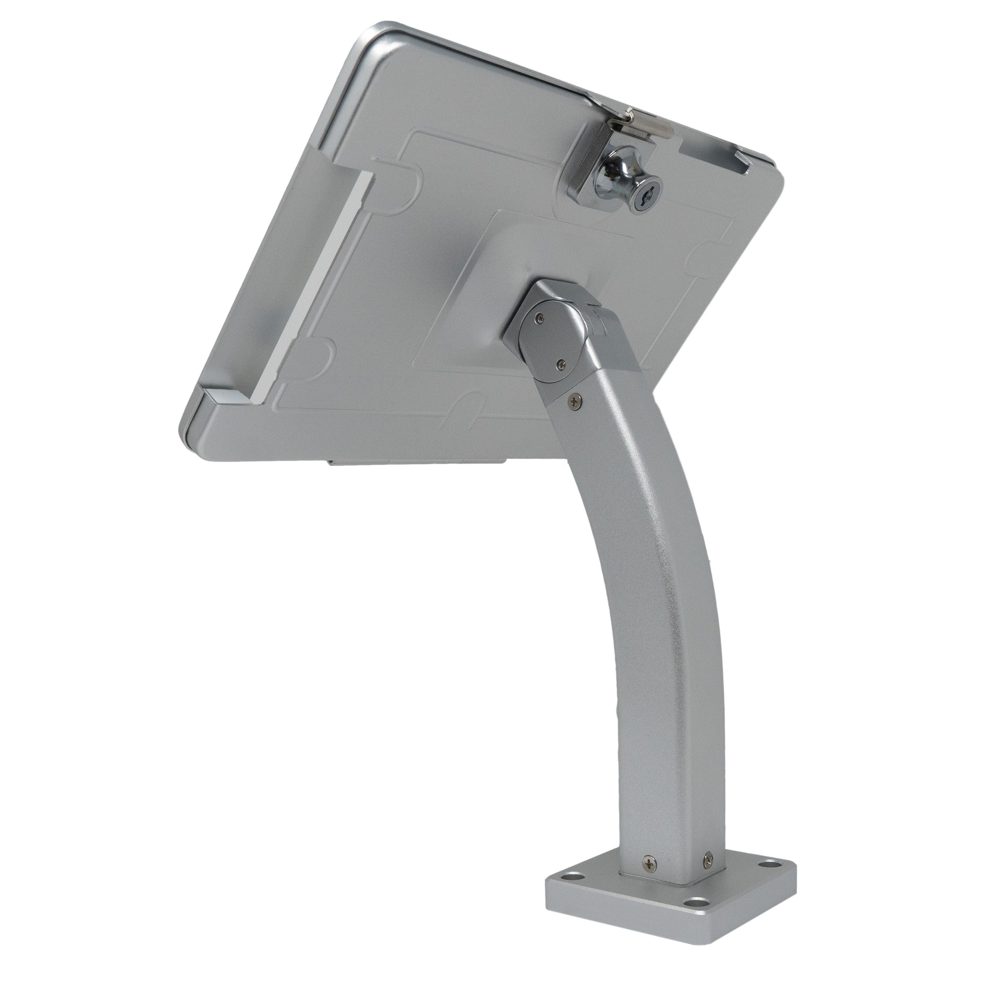 Abschließbare Wandhalterung Für Microsoft Surface Go 2 Und Surface Go 3 In Grau Mit Schloss