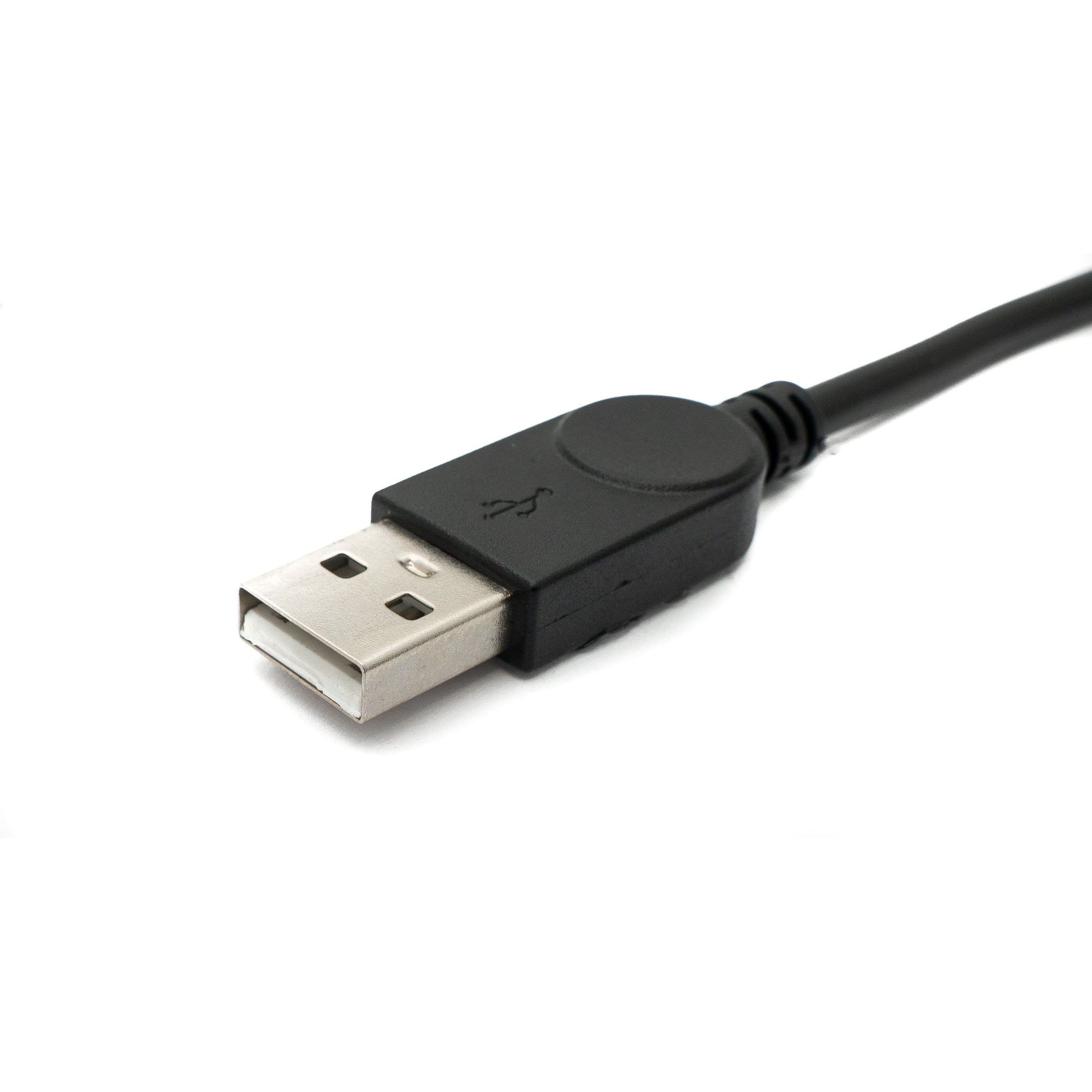 System-S USB 2.0 Kabel 30 cm Micro-B Zu USB Typ A 180 Grad Winkel Schwarz Lade Und Datenkabel