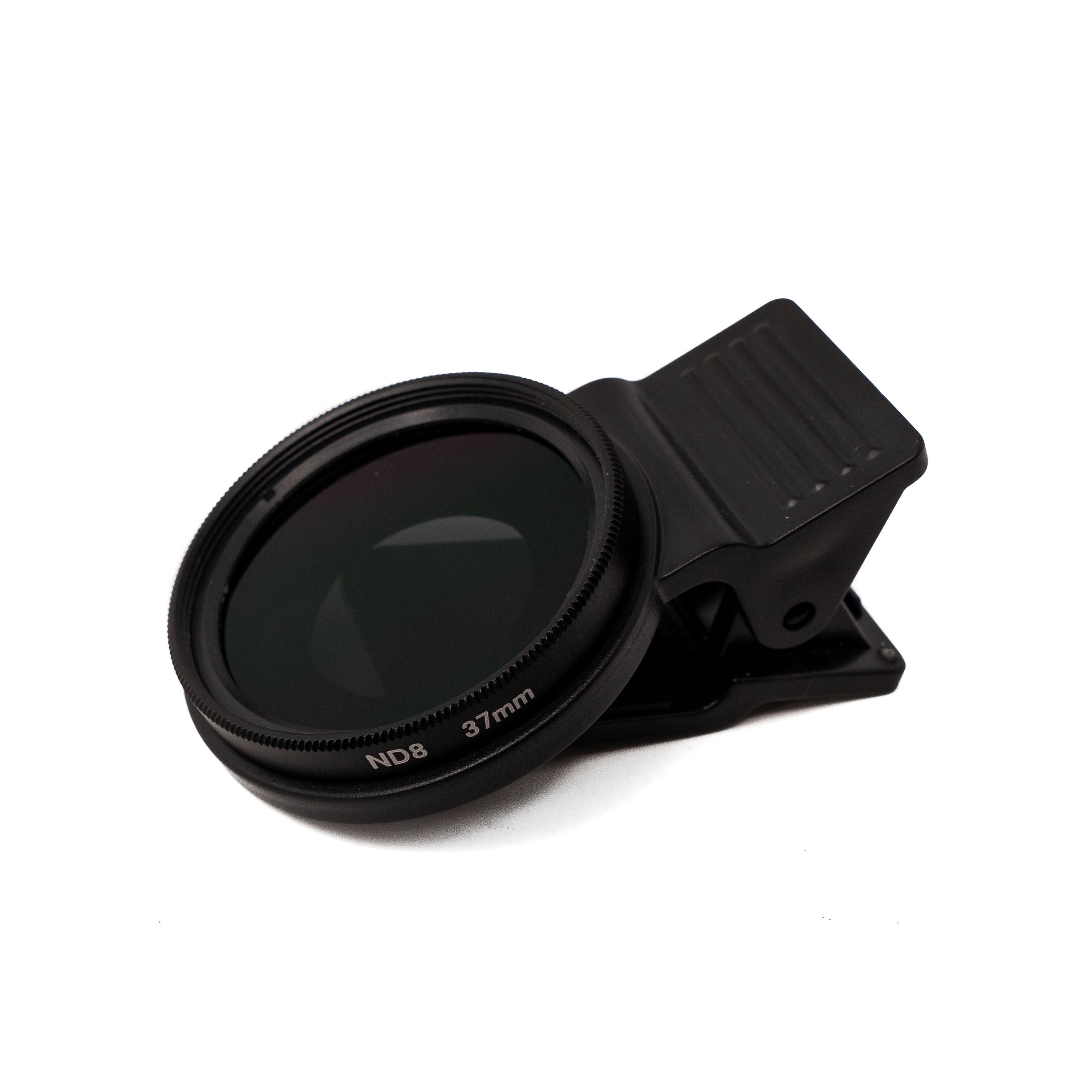 ND Linse Set Neutraldichte Filter Graufilter Kit Mit Clip Tasche Schwarz Für Smartphone Fotografie