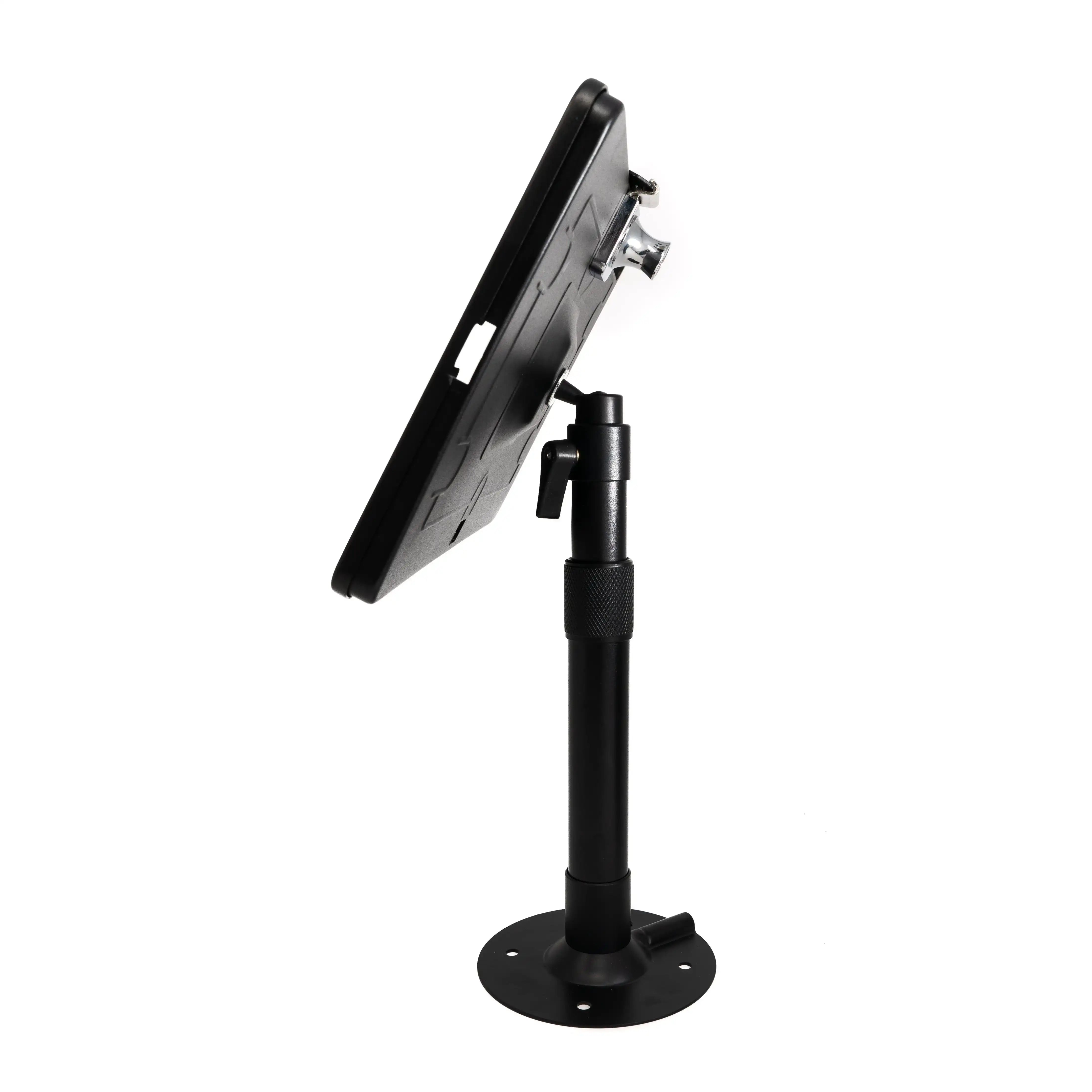 SYSTEM-S Tischständer 360° Halterung abschließbar für iPad Pro 11,0" (2018) in Schwarz