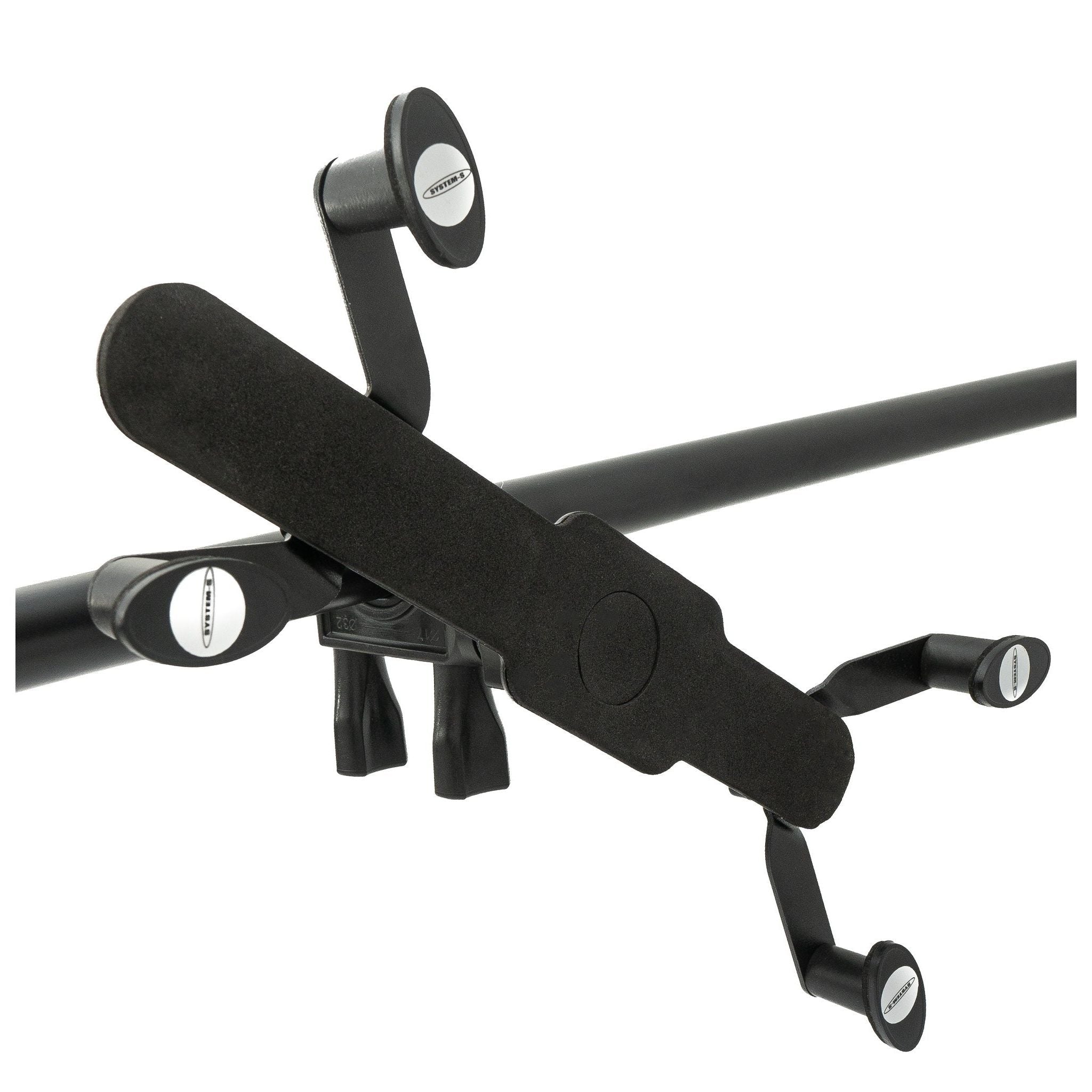 SYSTEM-S Halterung Halter für Laufband Fahrrad Heimtrainer Bike Lenker für Tablet PC