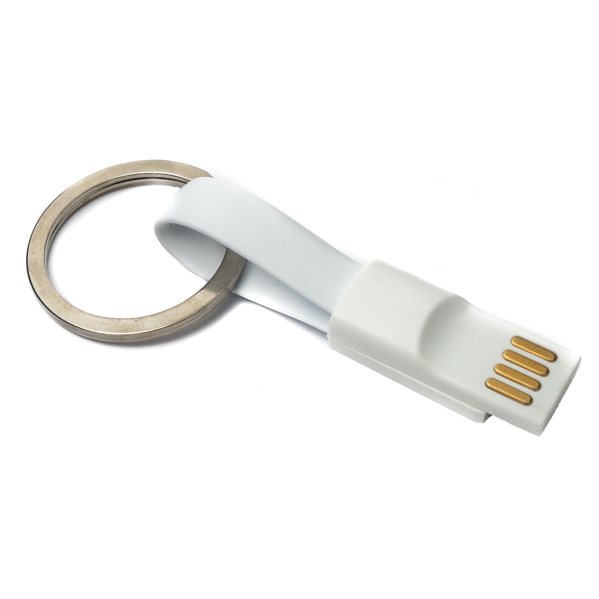 System S USB 3.1 Typ C Auf USB 2.0 Typ A Schlüsselanhänger Kabel 10 cm Weiß Praktisch Kompakt