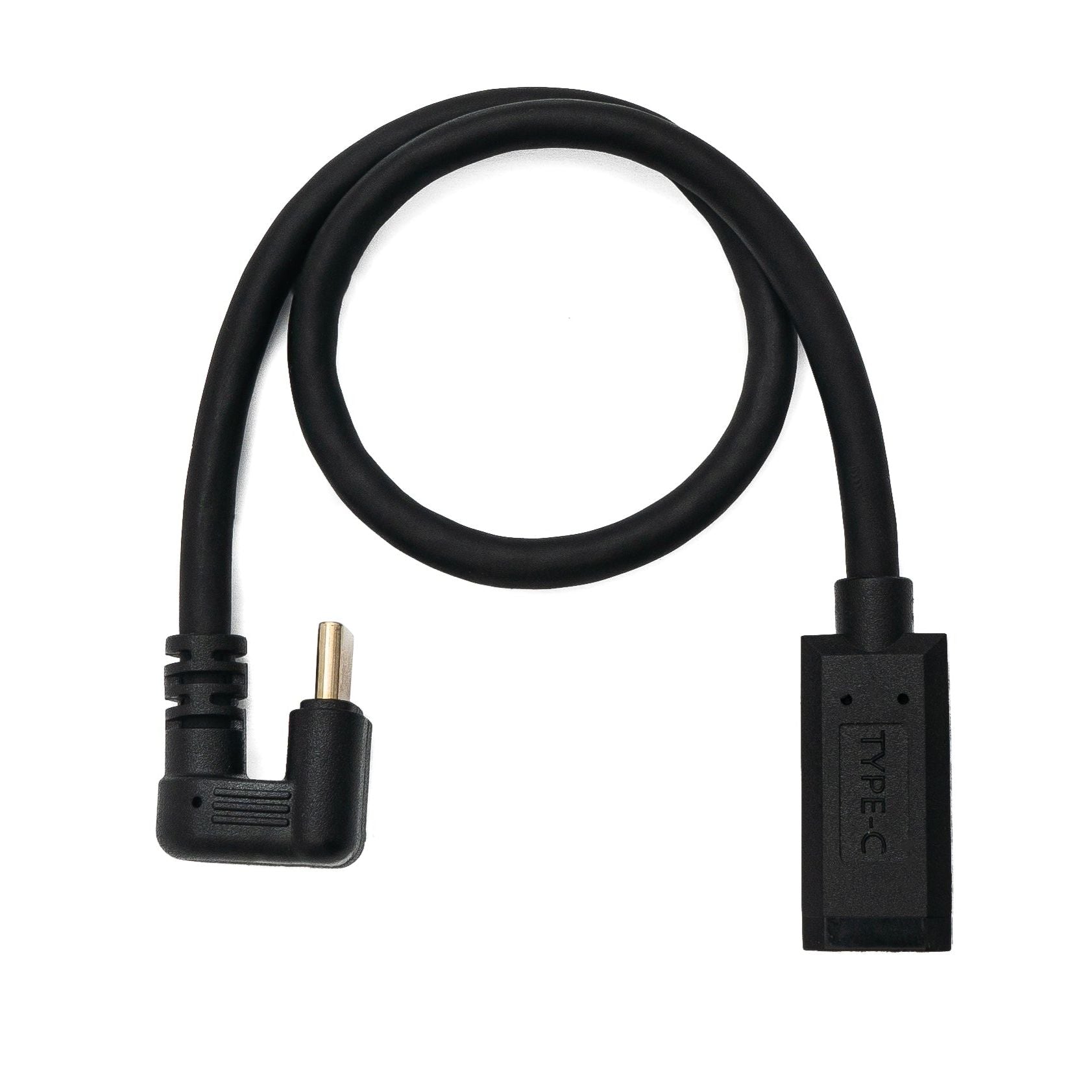 System-S USB 3.1 U Turn Kabel Typ C Stecker Zu Buchse 360 Grad Winkel Schwarz - Flexible USB Verbindung Für Enge Räume