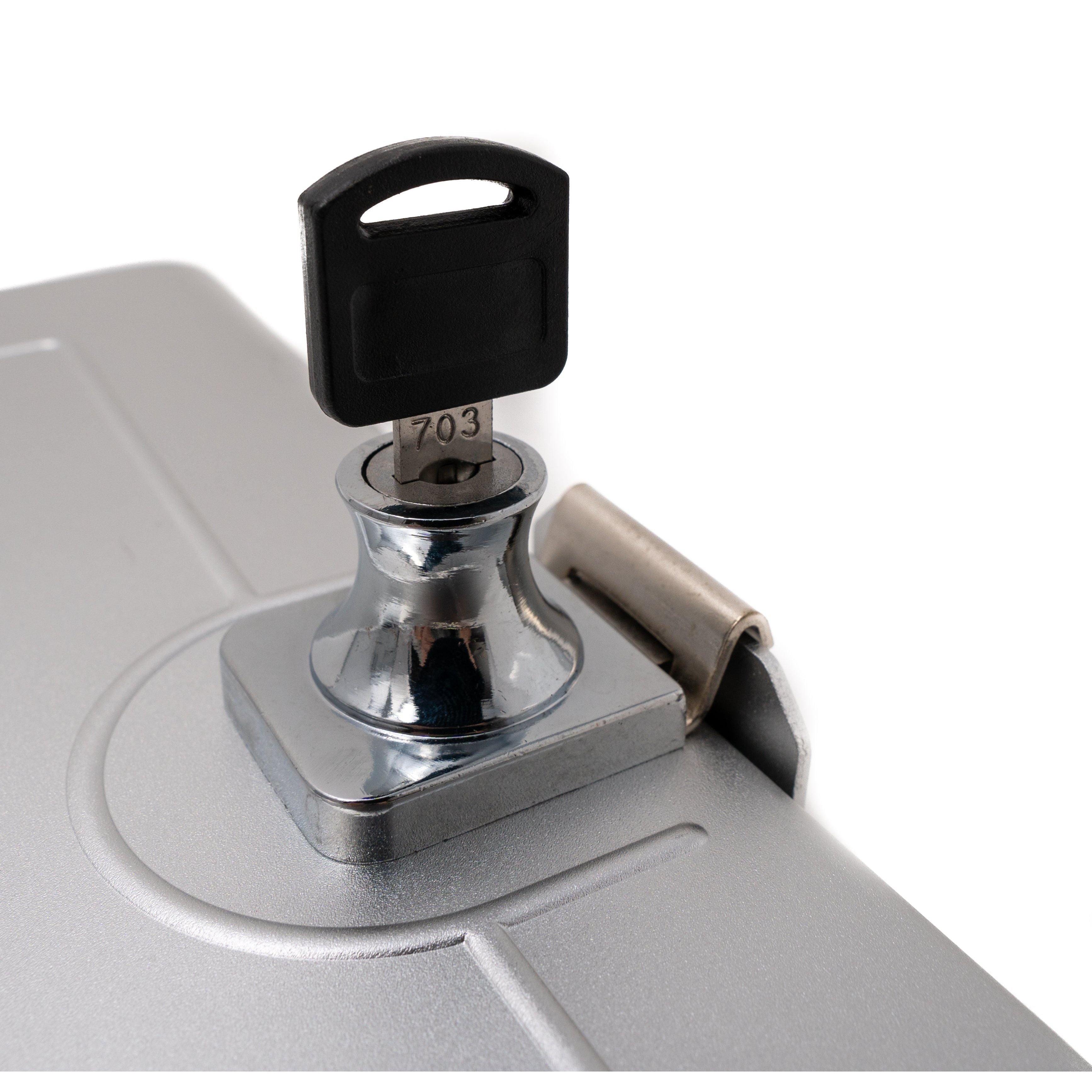 Abschließbare Wand und Tischhalterung Für iPad Pro 12,9 Zoll Gen 3 2018 Grau Mit 360 Grad