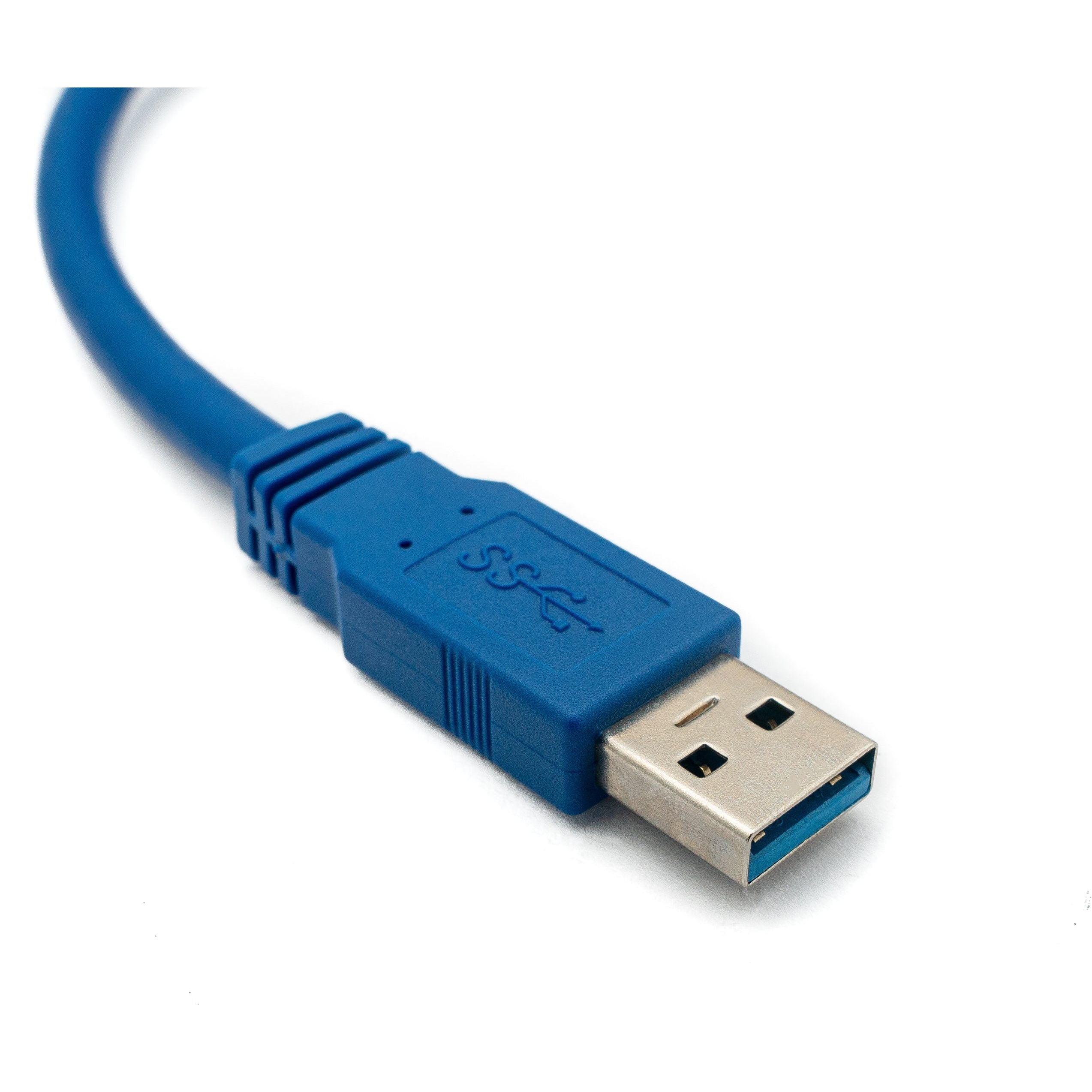 USB 3.0 Kabel Typ B Zu Typ A Winkel Blau 30 cm Schnelle Zuverlässige Verbindung Für Geräte