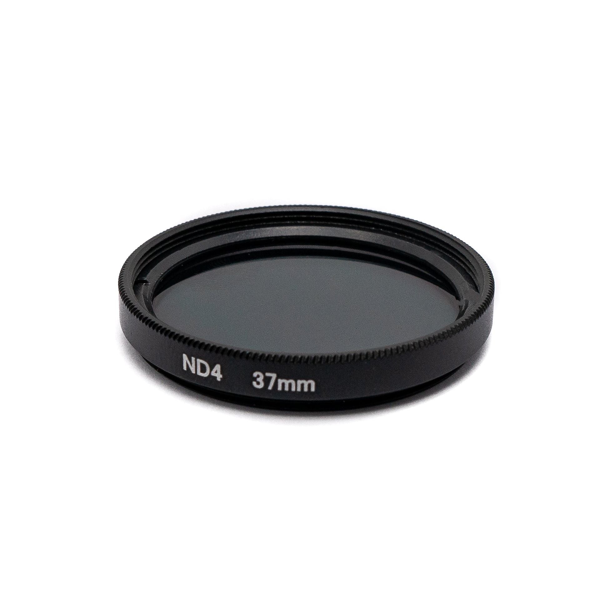 ND4 Linse 37 Mm Neutraldichte Grau Filter Clip Für Smartphones Schwarz Kompakt Universal