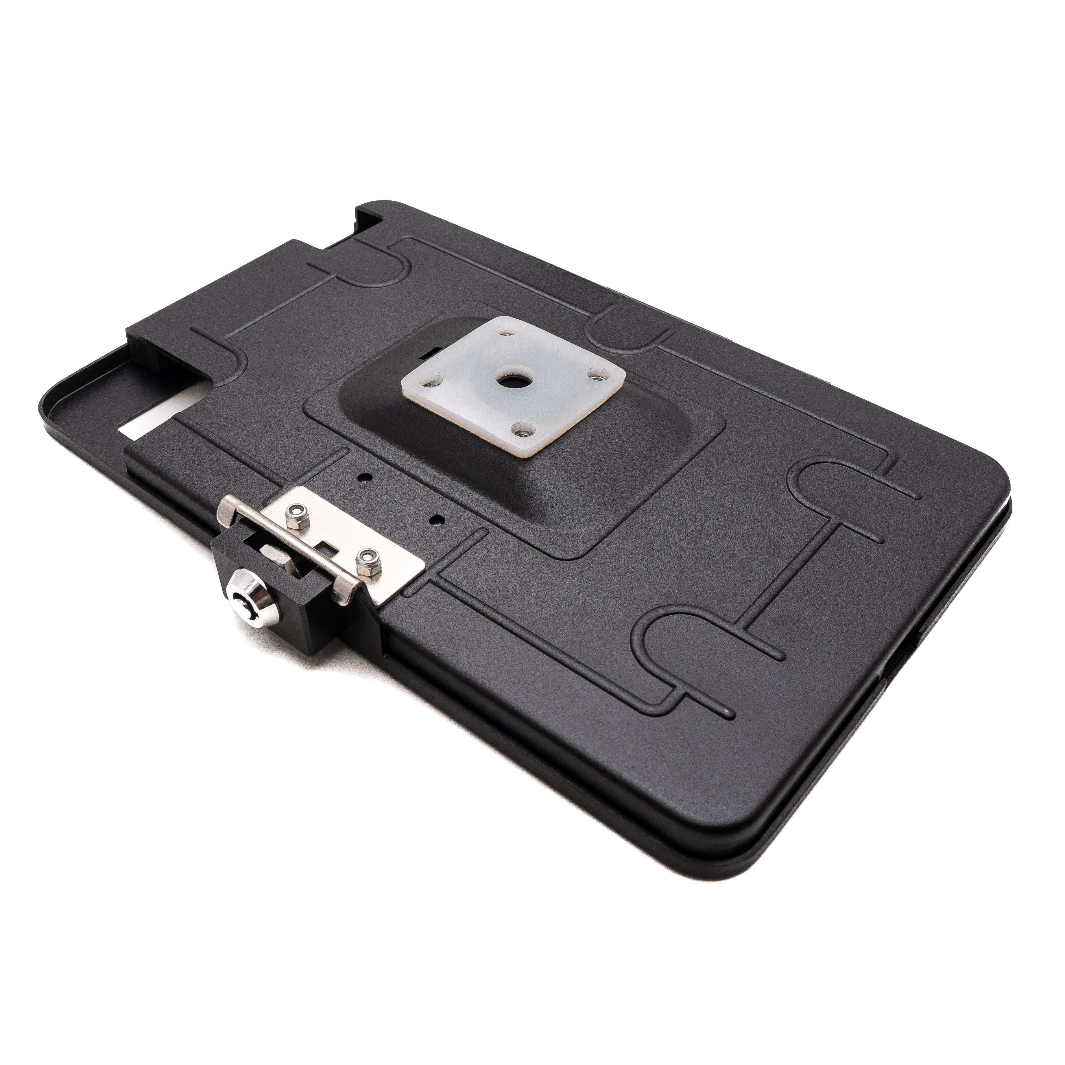 SYSTEM-S Wandhalterung abschließbar für iPad Mini 6 (2021 A2567 A2568 A2569) in Schwarz