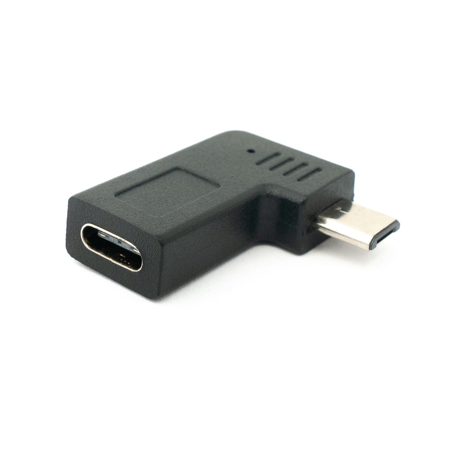 Systemhaus Zakaria USB C Buchse Zu Micro B Stecker Winkel Rechts Ladeadapter USB 3.1 Nur Laden