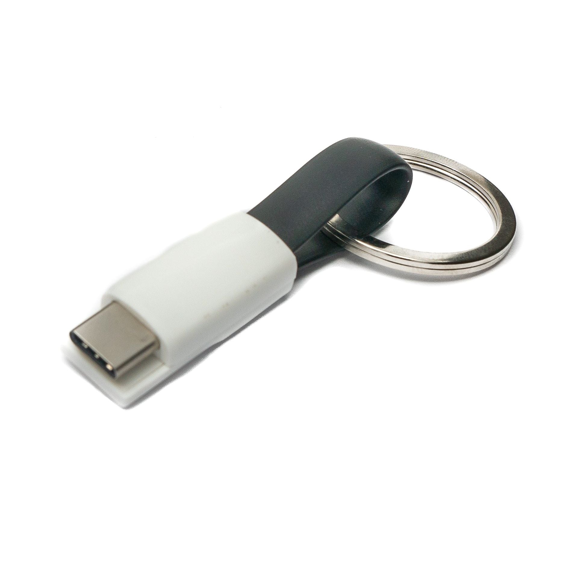 Systemhaus Zakaria USB C Auf USB A Schlüsselanhänger Kabel 10 cm Schwarz USB 3.1 Kompakt