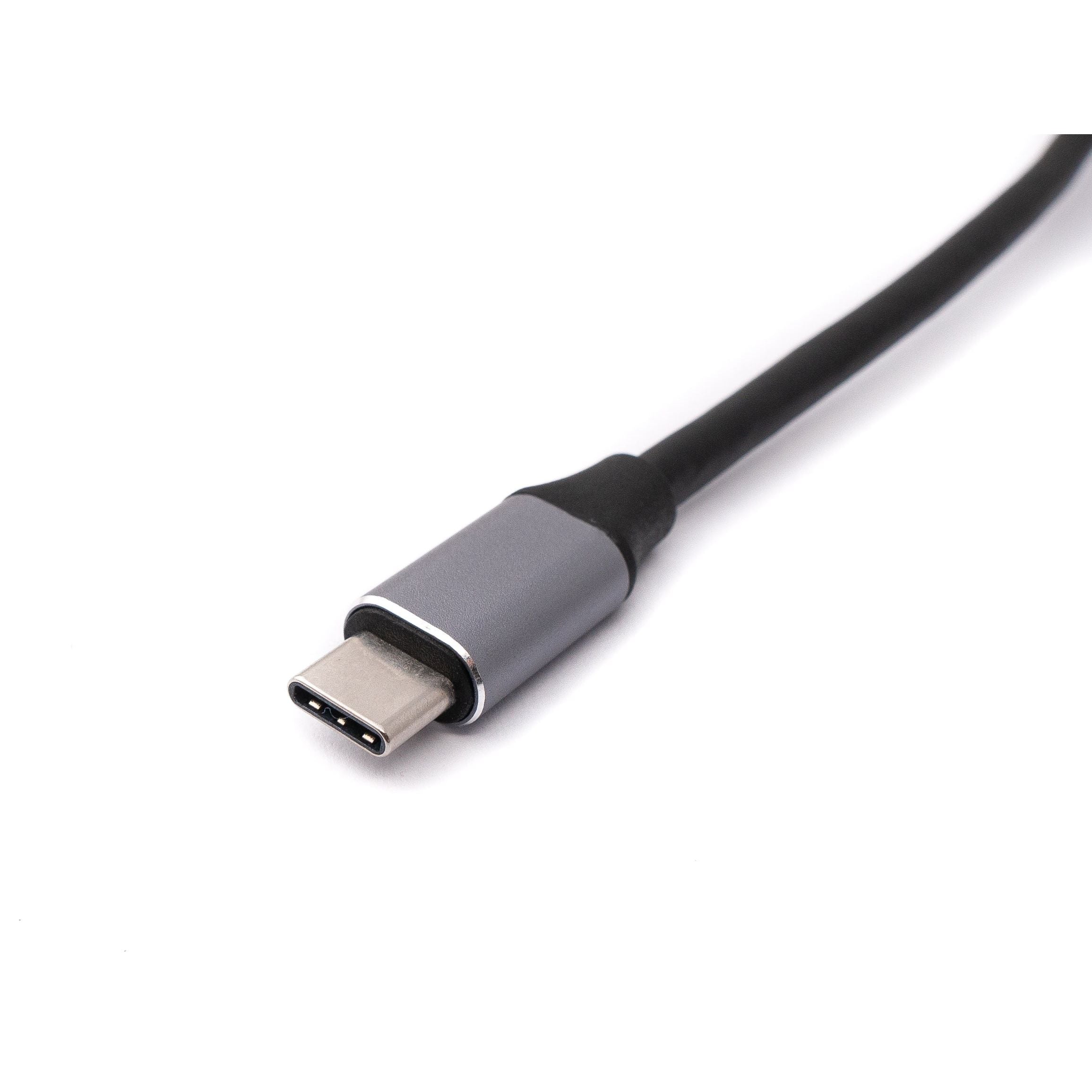 Systemhaus Zakaria VGA Kabel Adapter 20 cm Von VGA Buchse Zu USB C Stecker Grau 1080p