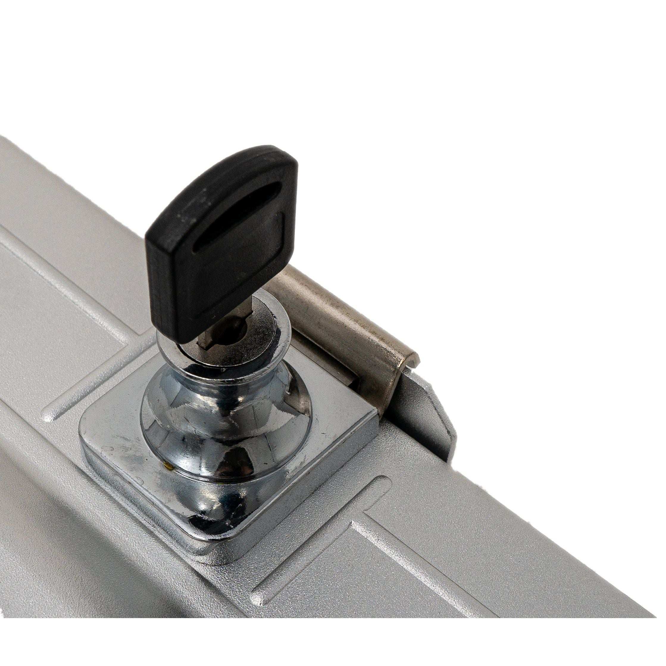 SYSTEM-S Tischhalterung 360° Ständer abschließbar für iPad Mini 6 (2021) in Grau