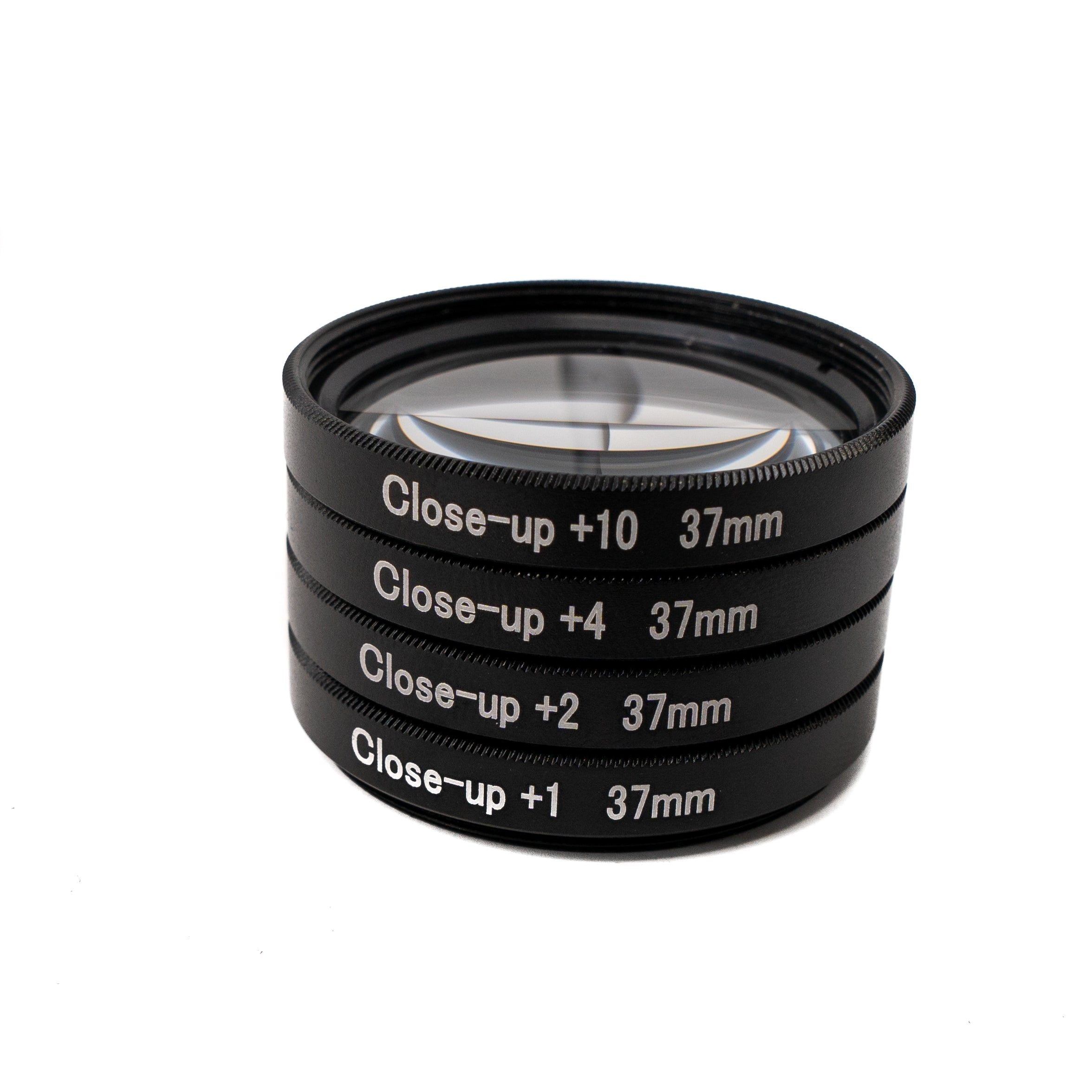 Makro Linse Set Zoom Close Up Filter Kit Mit Clip Tasche Schwarz Für Smartphone Fotografie