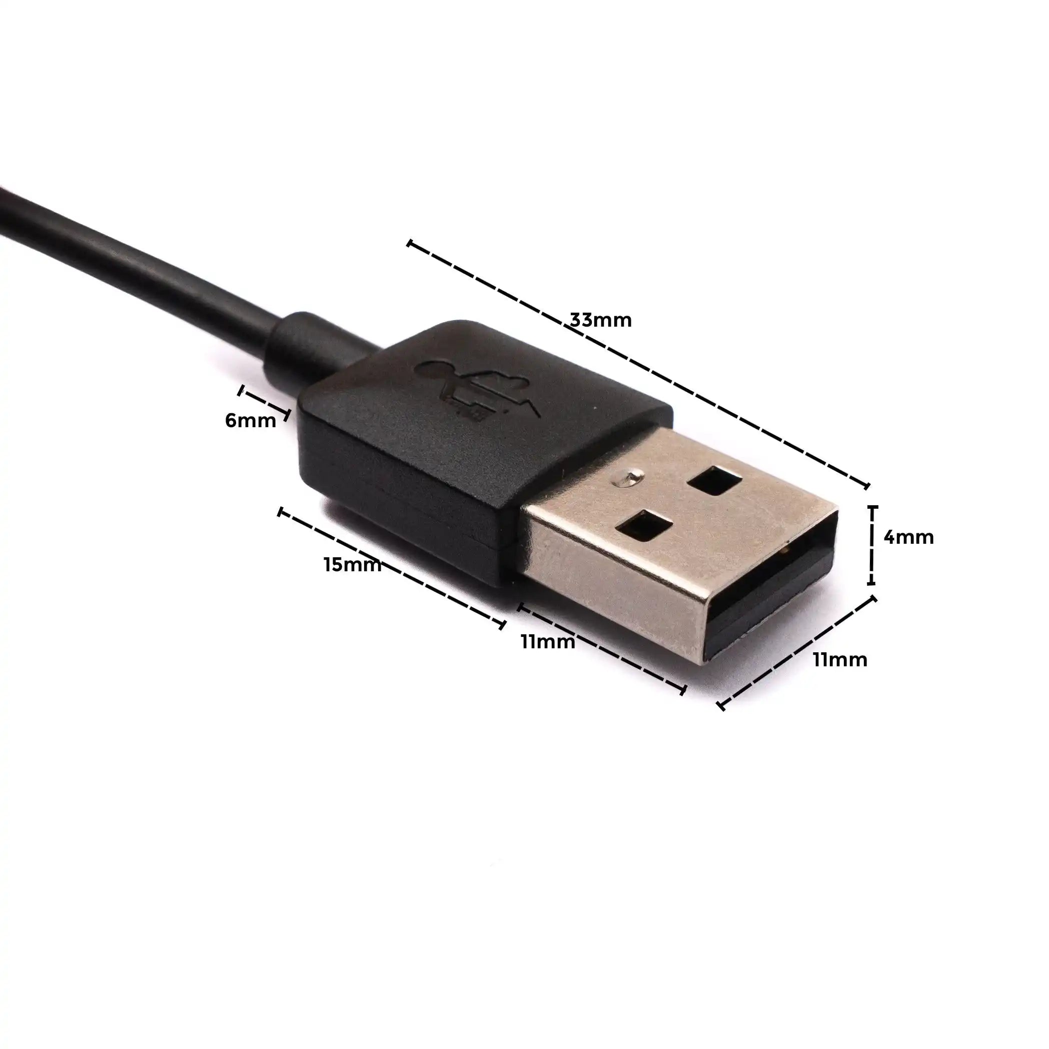 USB 2.0 Ladekabel 100 cm Für Garmin Venu Modelle 1 2 2S SQ Lily Smartwatch Schwarz