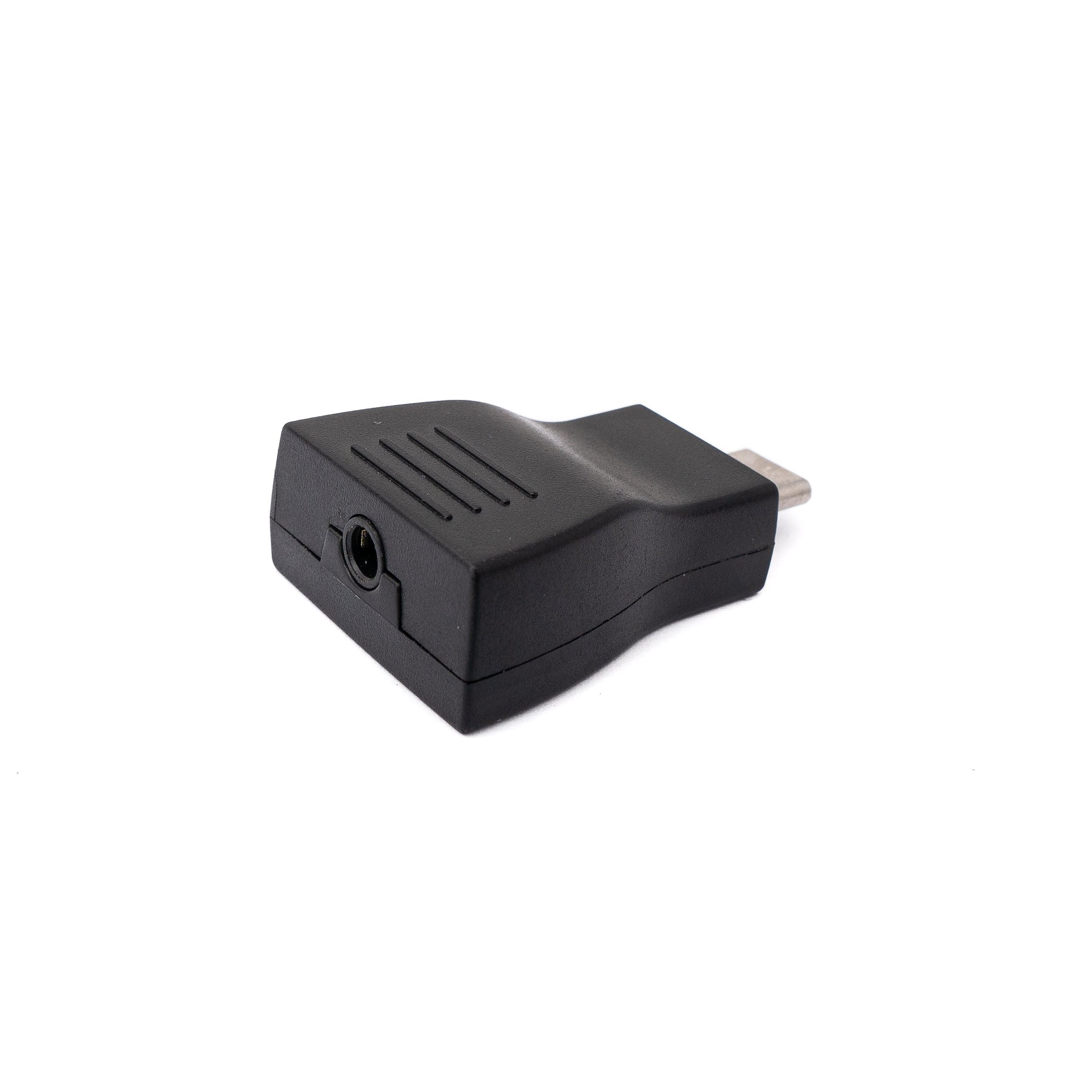USB C Audio Adapter 3,5 mm Klinke Buchse auf USB C Stecker Schwarz Analoge Audioübertragung
