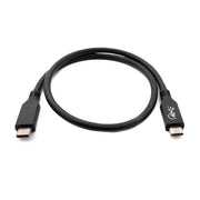 USB4 Kabel Typ C 50 Cm Schwarz Hochgeschwindigkeits Kabel 40 Gigabit Pro Sekunde USB 4.0