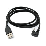 SYSTEM-S USB 3.1 U Turn Kabel Mit 180 Grad Biegung Typ C Auf USB Typ A Geflochten 150 cm