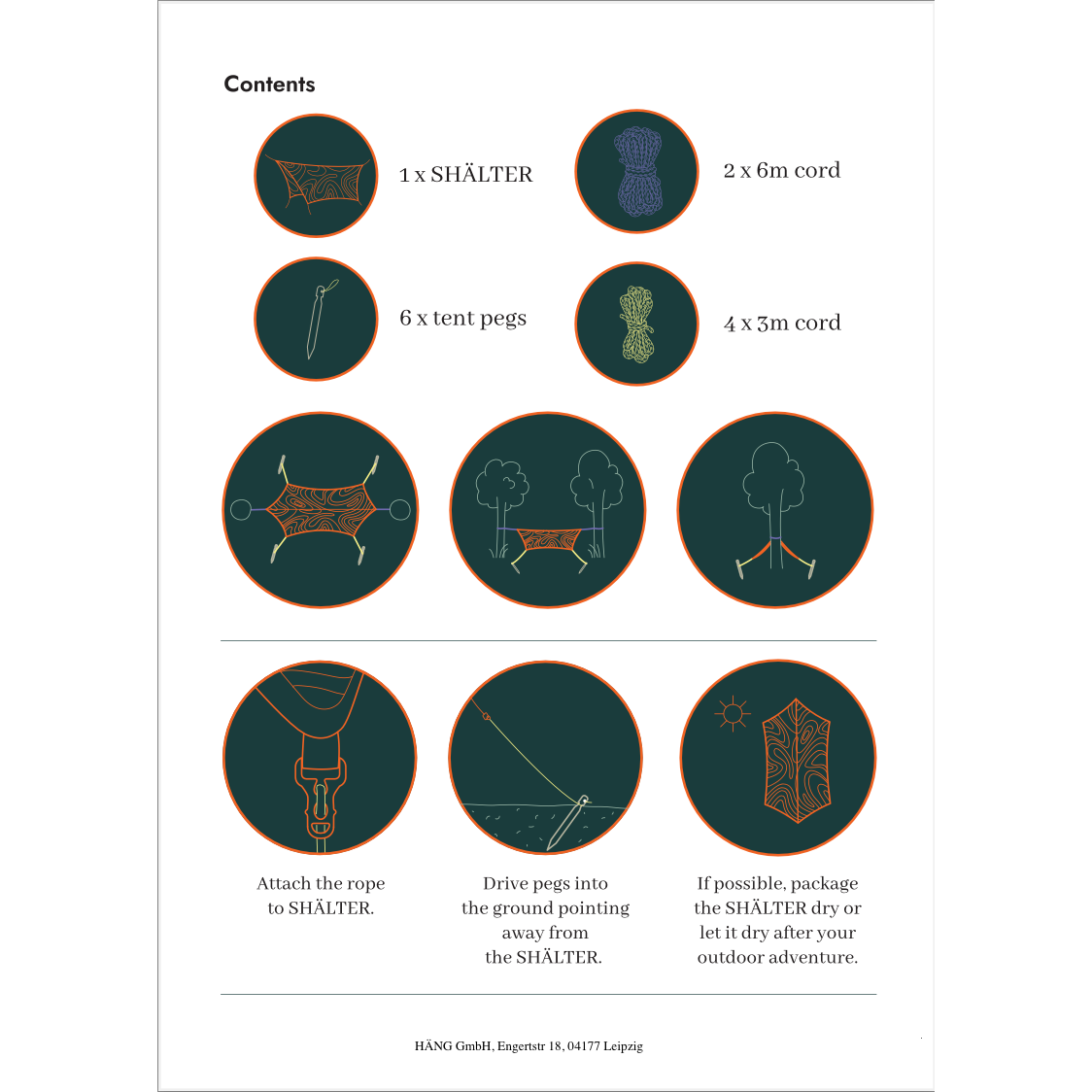 SHÄLTER | Tarp Zeltplane für die HÄNG